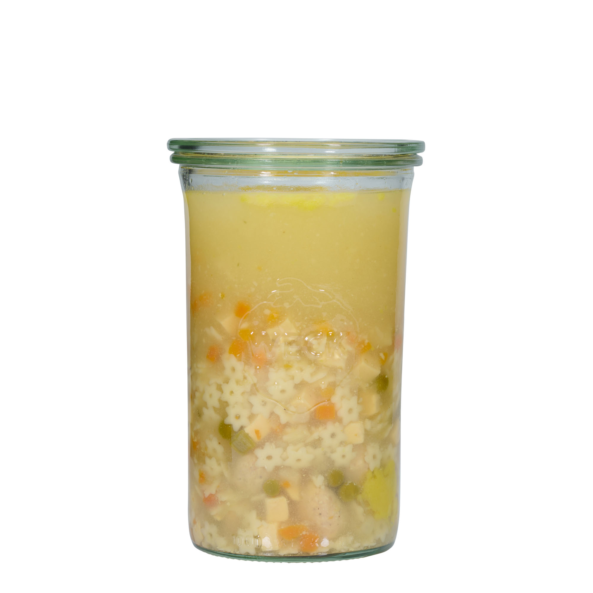 1.000 ml WECK-omvalglas #, opening: ronde rand 1.000 ml WECK-omvalglas #, opening: ronde rand