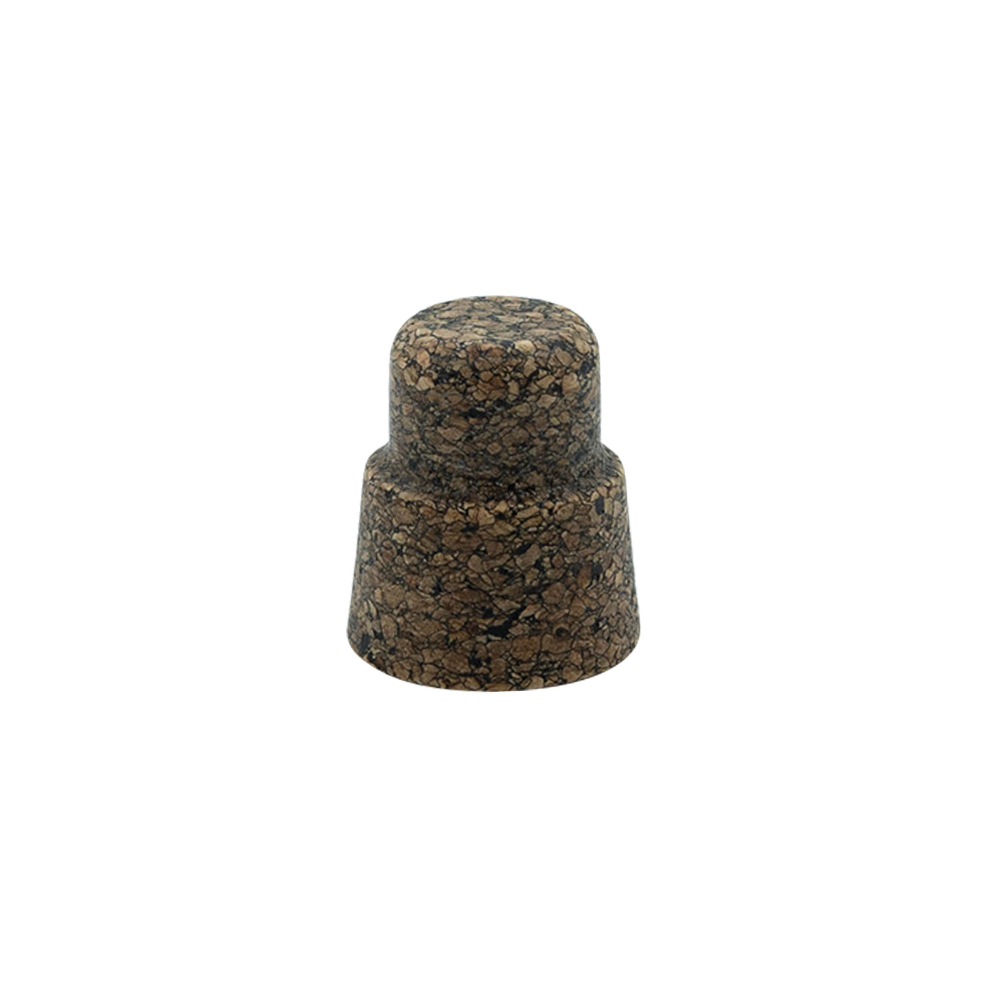 Handgreepkurk 'Cornice' 22,5 mm, Corkcoal, voor mondstuk: kurk