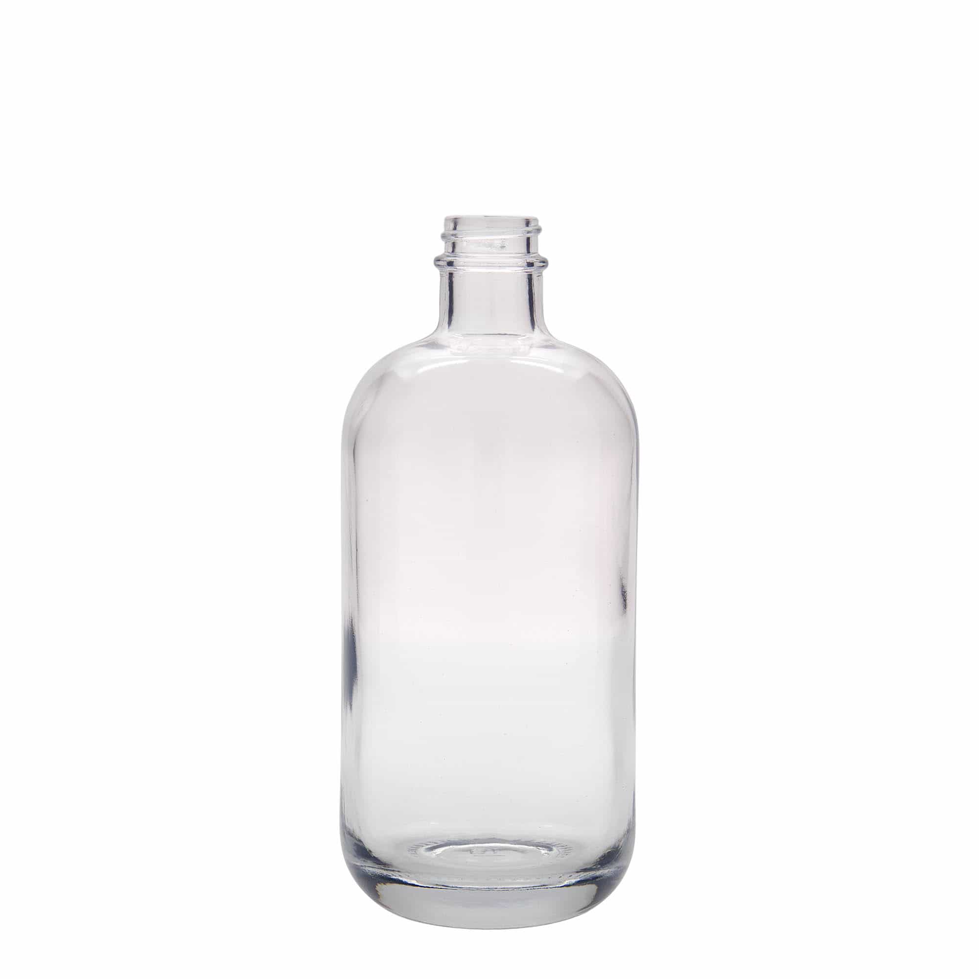 Glazen fles 'Lotto', 500 ml, monding: GPI 28 Glazen fles 'Lotto', 500 ml, monding: GPI 28