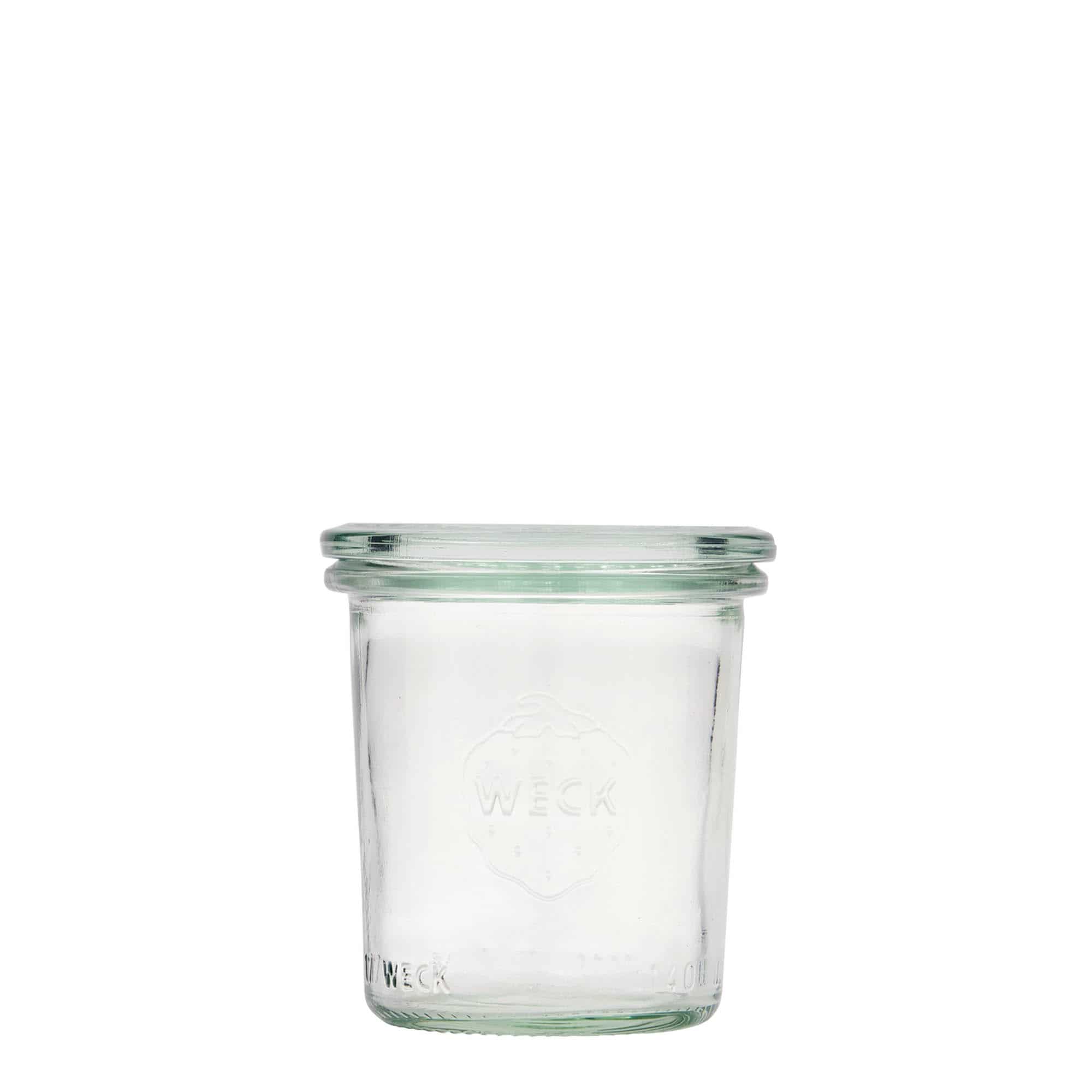 WECK-stortglas, 140 ml, monding: ronde rand
