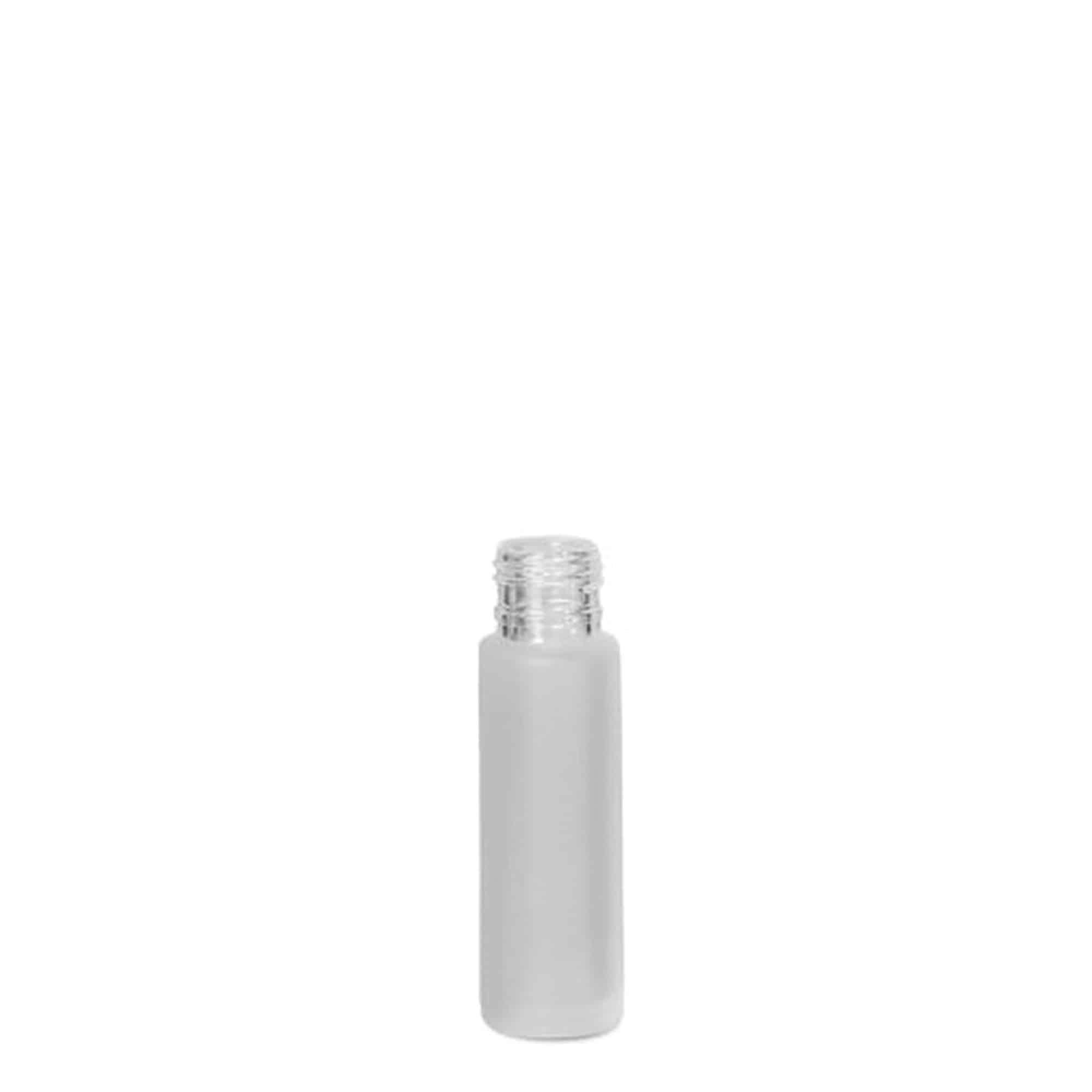 10 ml roll-on fles, glas, mat, opening: schroefdop