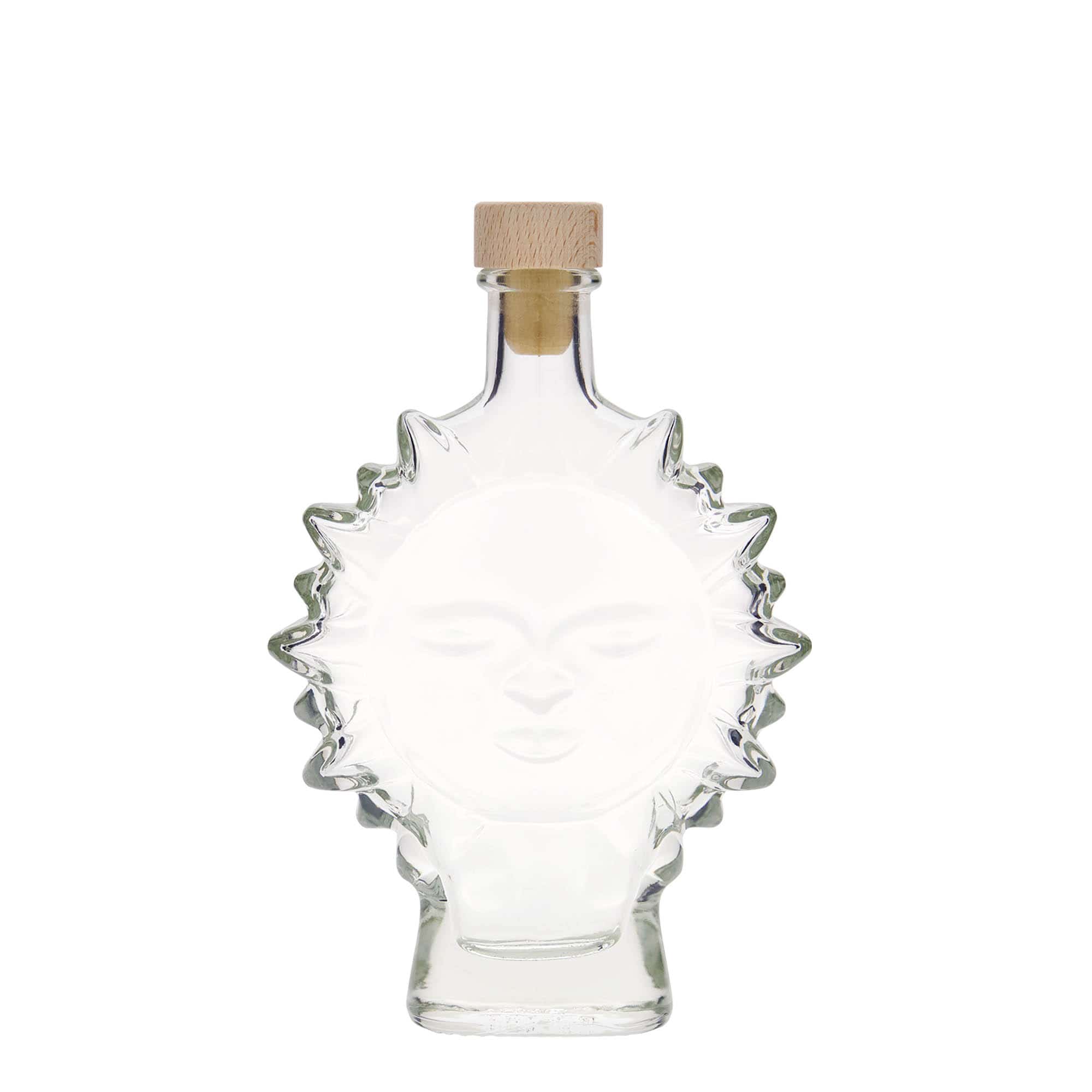 200 ml glazen fles 'Zon', opening: kurk