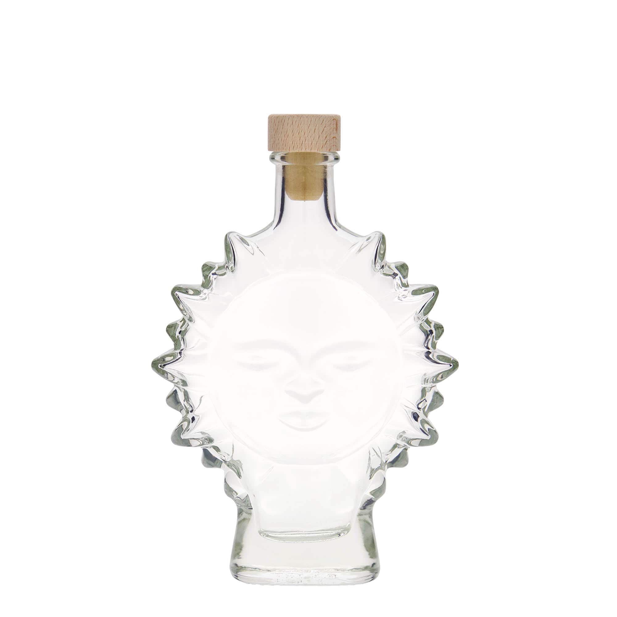 200 ml glazen fles 'Zon', opening: kurk
