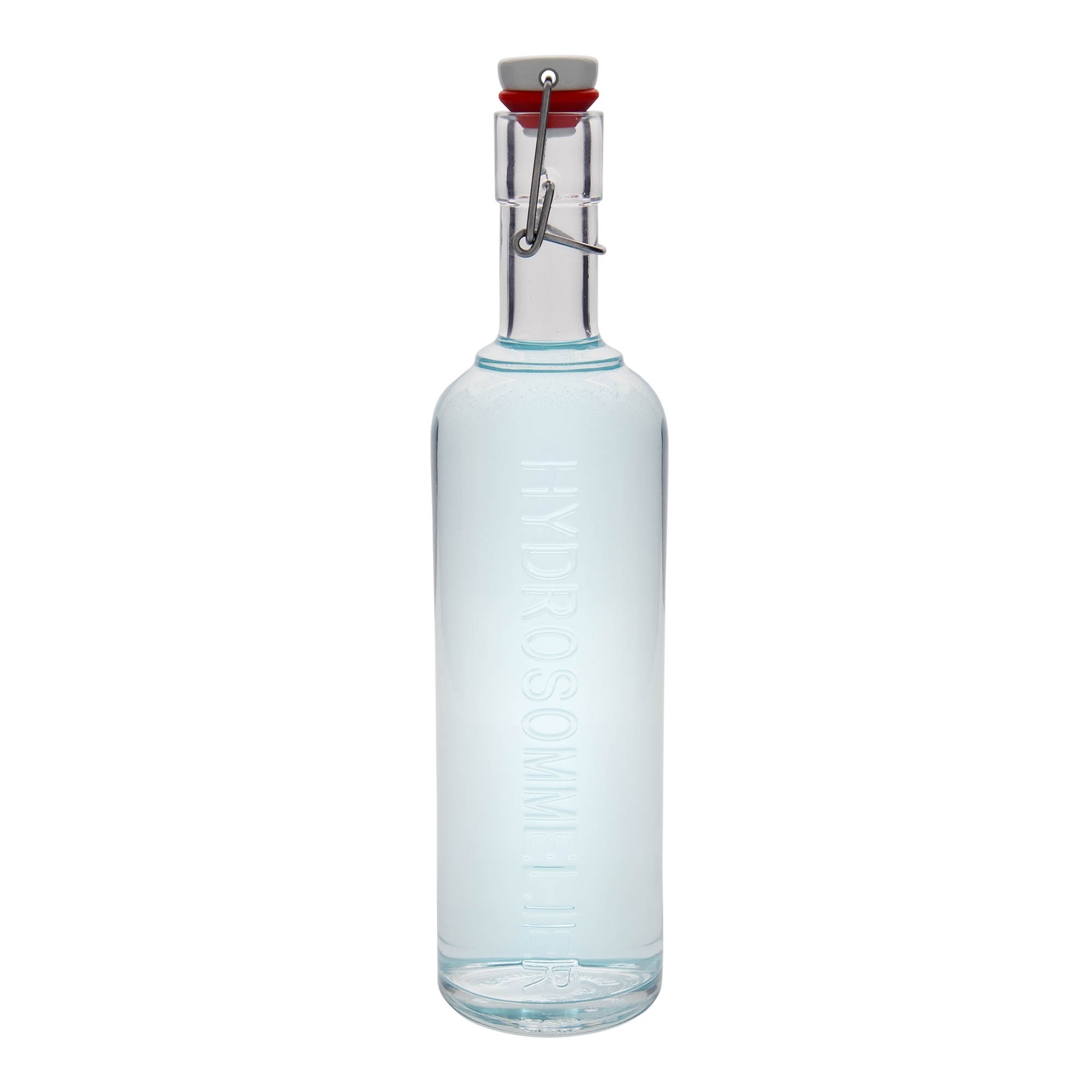 1.000 ml glazen fles 'Optima Hydrosommelier', opening: beugelverschluss 1.000 ml glazen fles 'Optima Hydrosommelier', opening: beugelverschluss