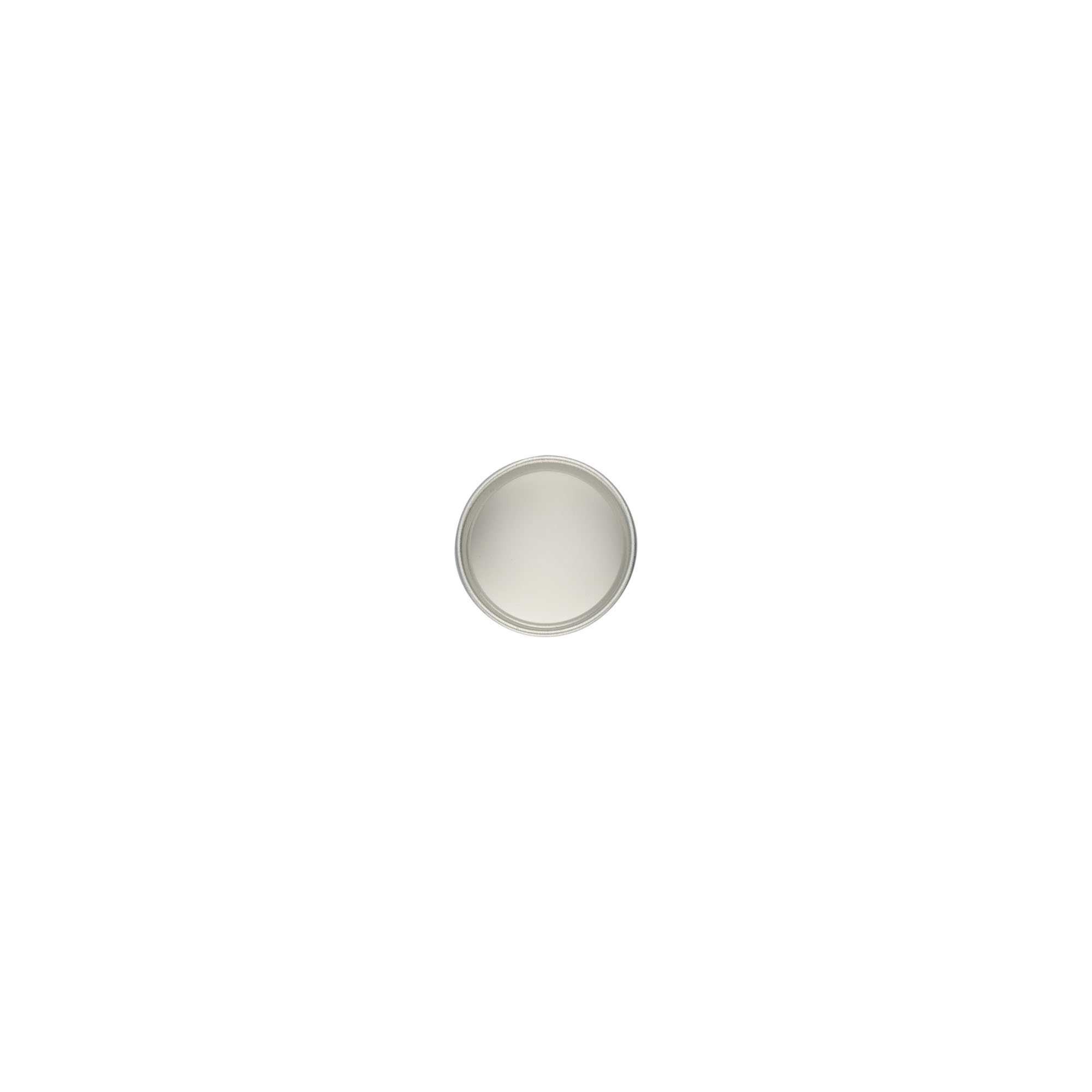 Schroefdop, metaal, zilver, voor opening: 20/410
