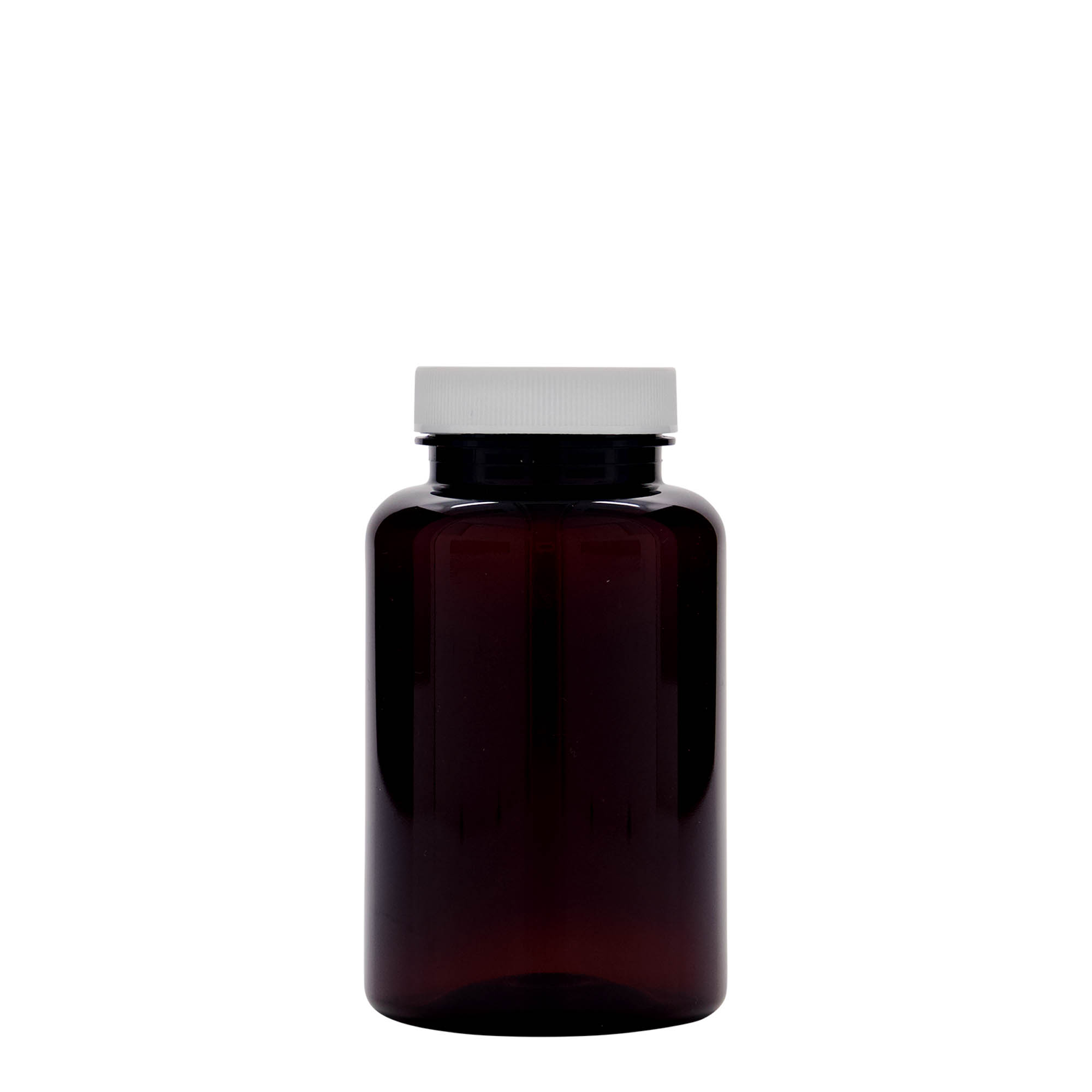 250 ml PET-verpakking, kunststof, bruin, opening: 45/400