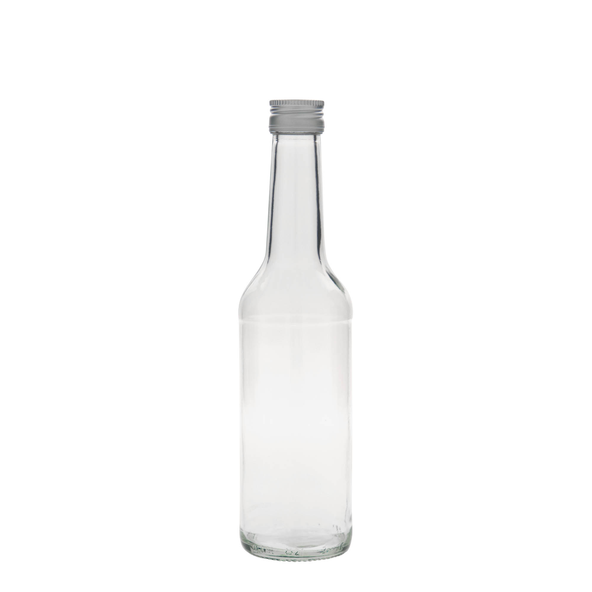 350 ml glazen fles met rechte hals, monding: PP 28 350 ml glazen fles met rechte hals, monding: PP 28