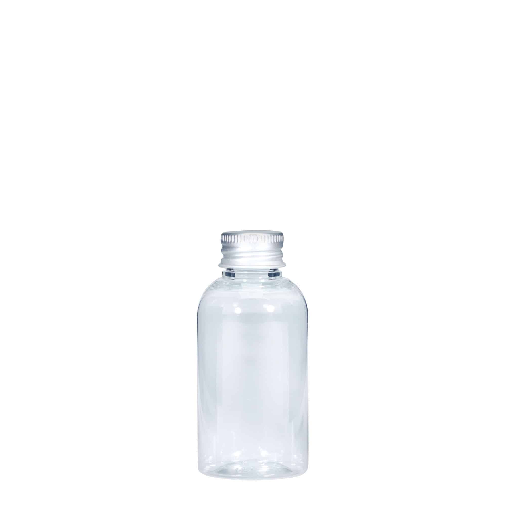 Petfles 'Boston', 50 ml, kunststof, monding: GPI 20/410 Petfles 'Boston', 50 ml, kunststof, monding: GPI 20/410