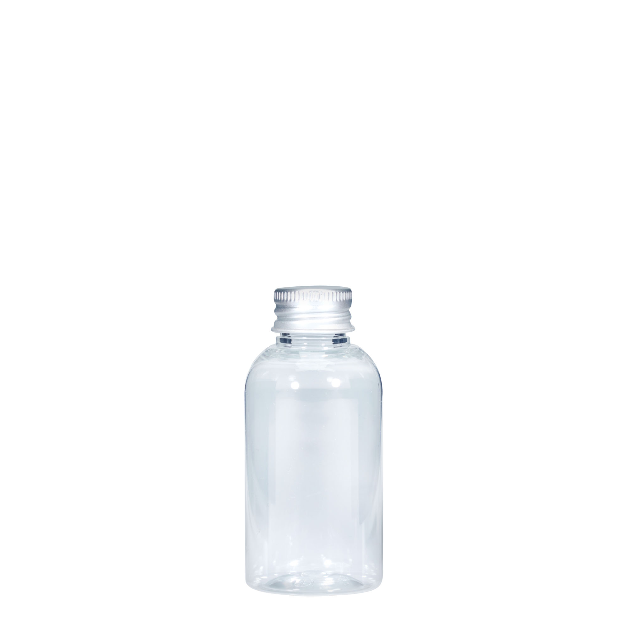 50 ml PET-fles 'Boston', kunststof, hals: 20/410 50 ml PET-fles 'Boston', kunststof, hals: 20/410