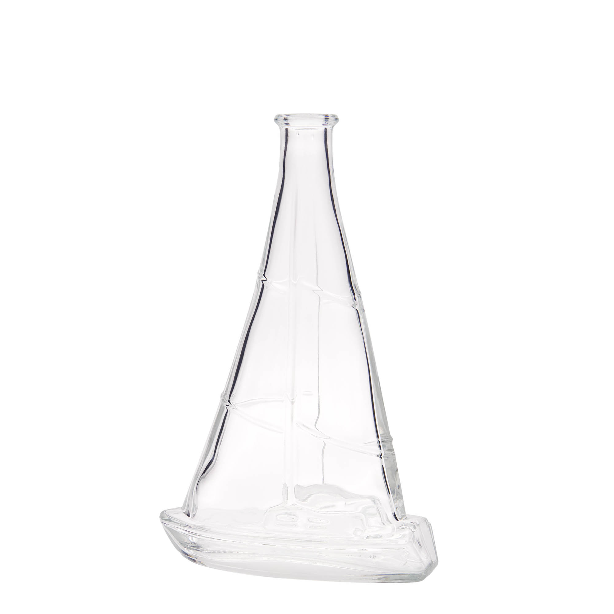 350 ml glazen fles 'Zeilboot', opening: kurk 350 ml glazen fles 'Zeilboot', opening: kurk