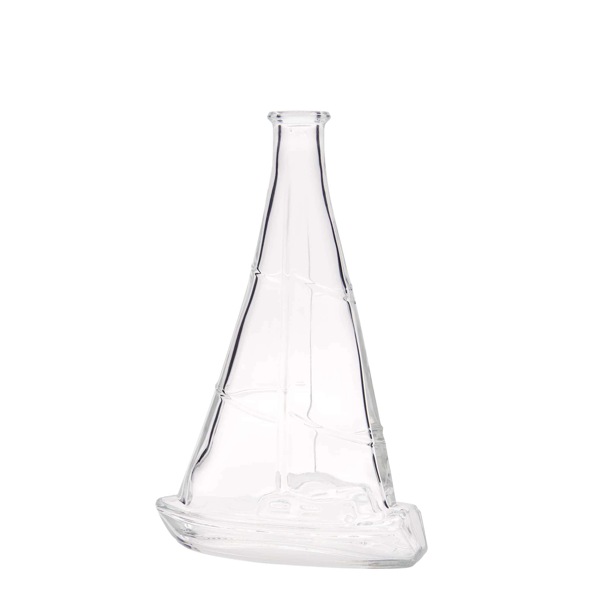350 ml glazen fles 'Zeilboot', opening: kurk 350 ml glazen fles 'Zeilboot', opening: kurk
