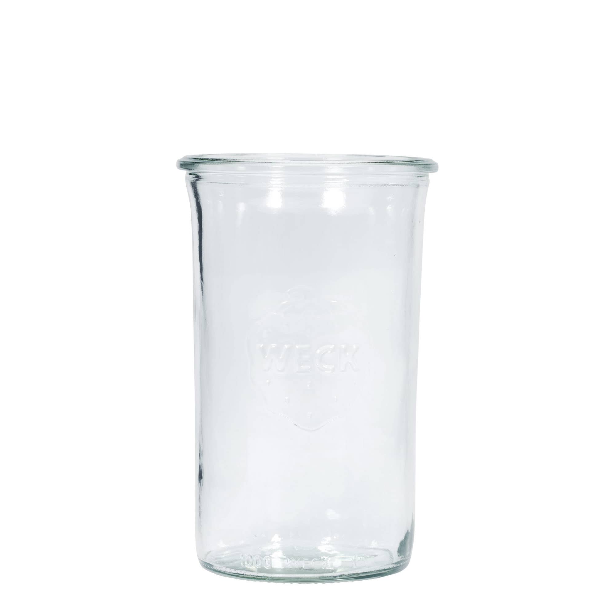 1.000 ml WECK-omvalglas #, opening: ronde rand