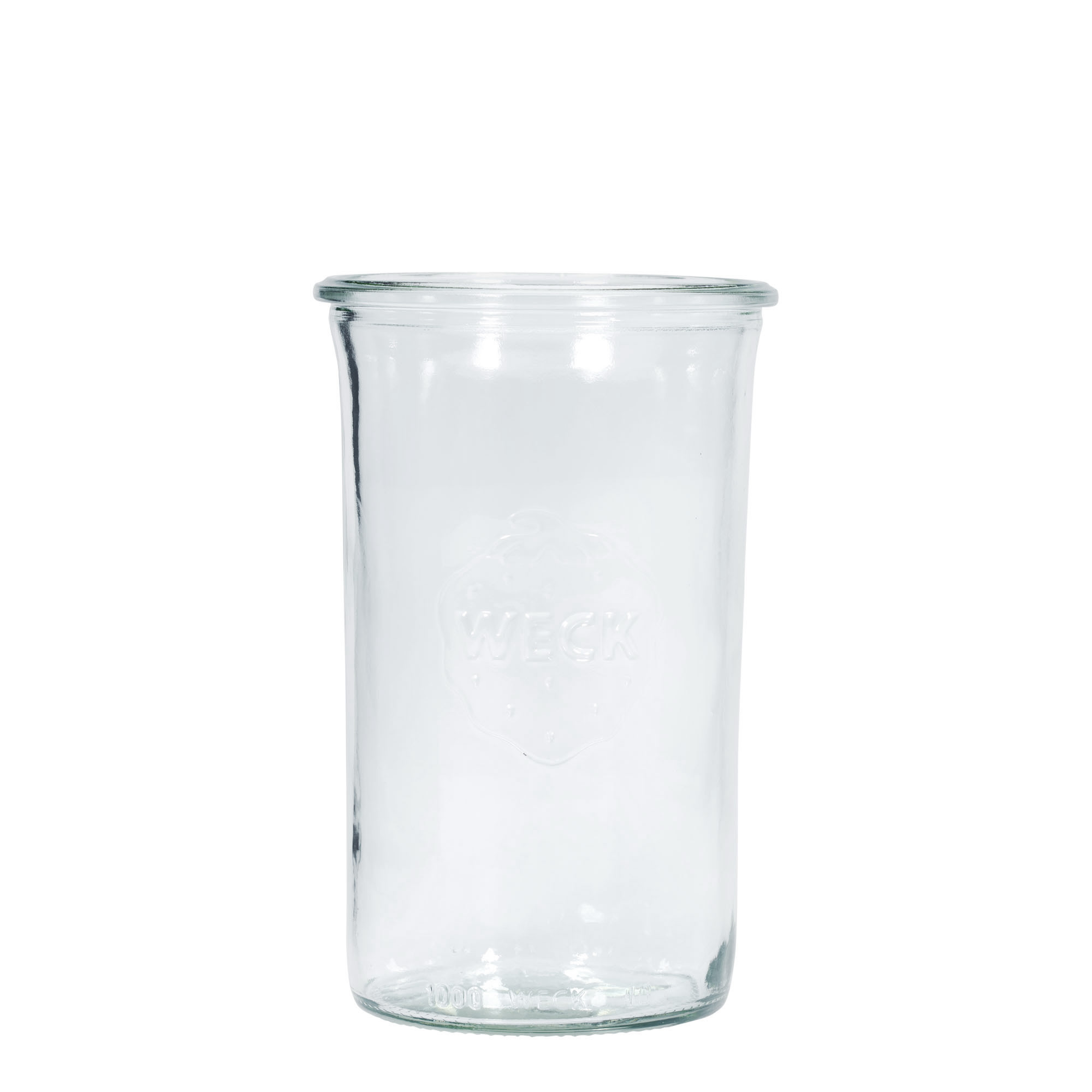 1.000 ml WECK-omvalglas #, opening: ronde rand 1.000 ml WECK-omvalglas #, opening: ronde rand