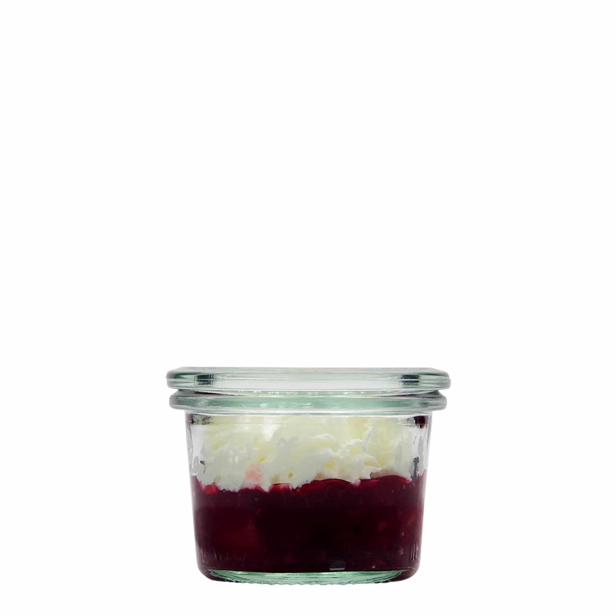 80 ml WECK-omkeerglas, opening: ronde rand