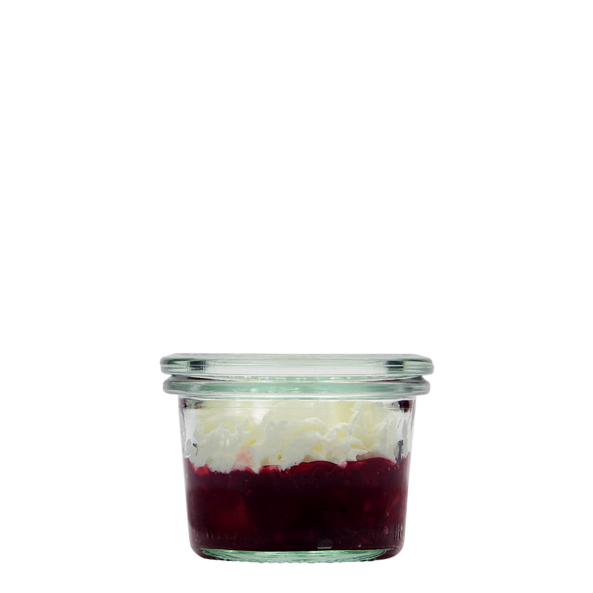 80 ml WECK-omkeerglas, opening: ronde rand