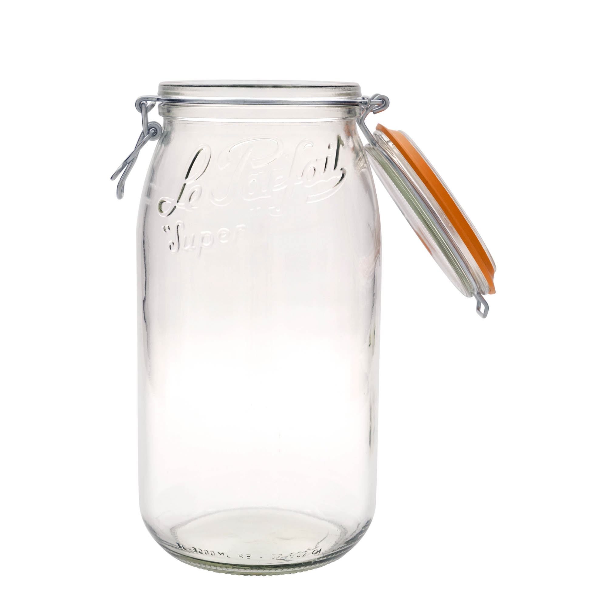 3.000 ml beugelfles 'Le Parfait Super Bocal', opening: beugelsluiting 3.000 ml beugelfles 'Le Parfait Super Bocal', opening: beugelsluiting