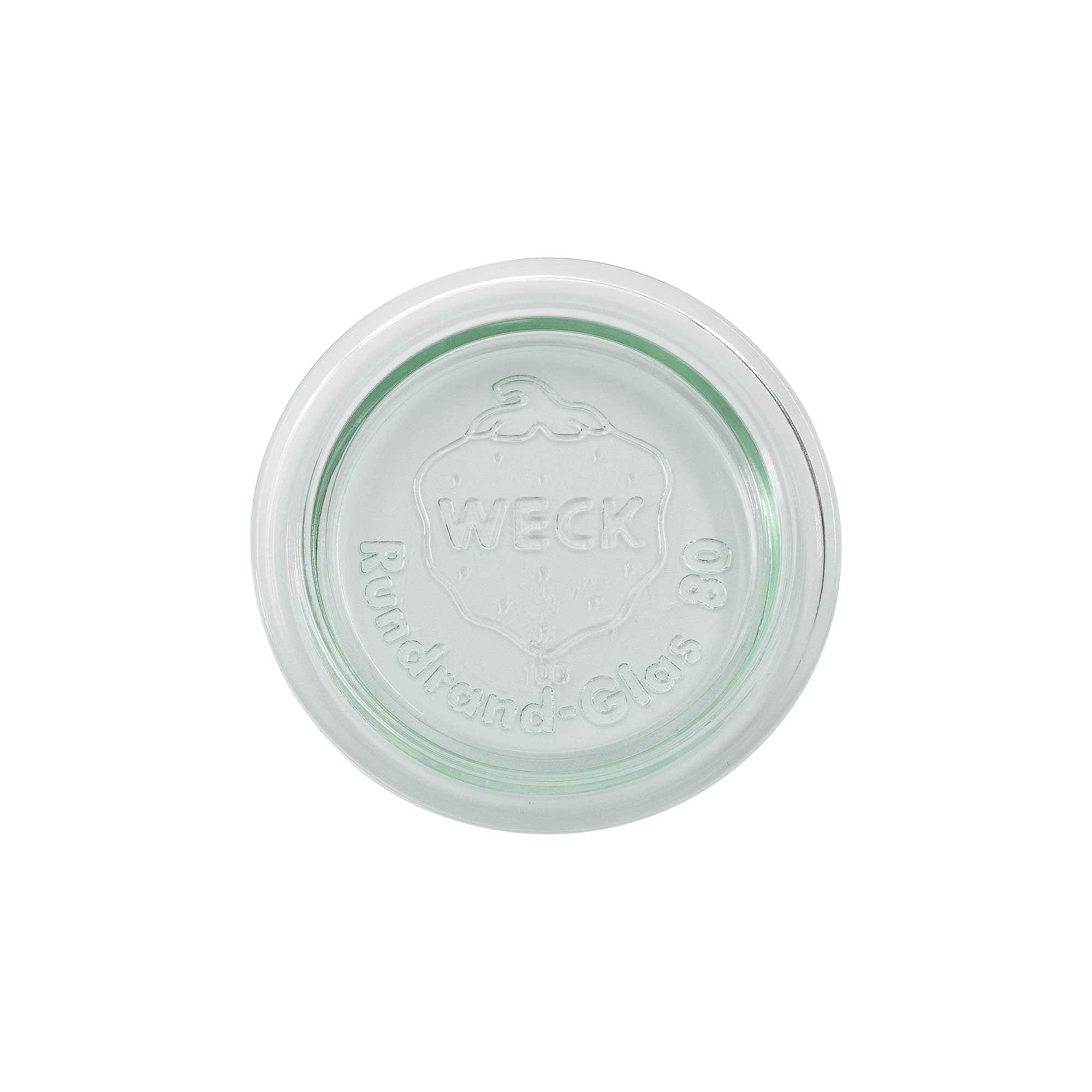 WECK-Glasdeksel Rondrand, voor opening: RR80