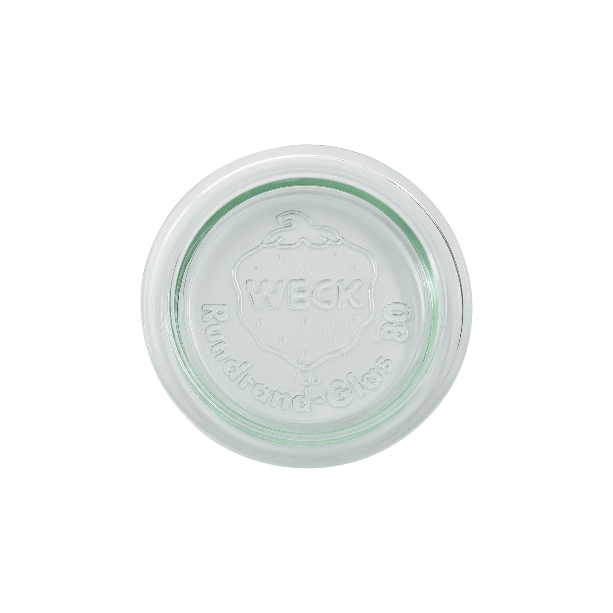 WECK-Glasdeksel Rondrand, voor opening: RR80 WECK-Glasdeksel Rondrand, voor opening: RR80