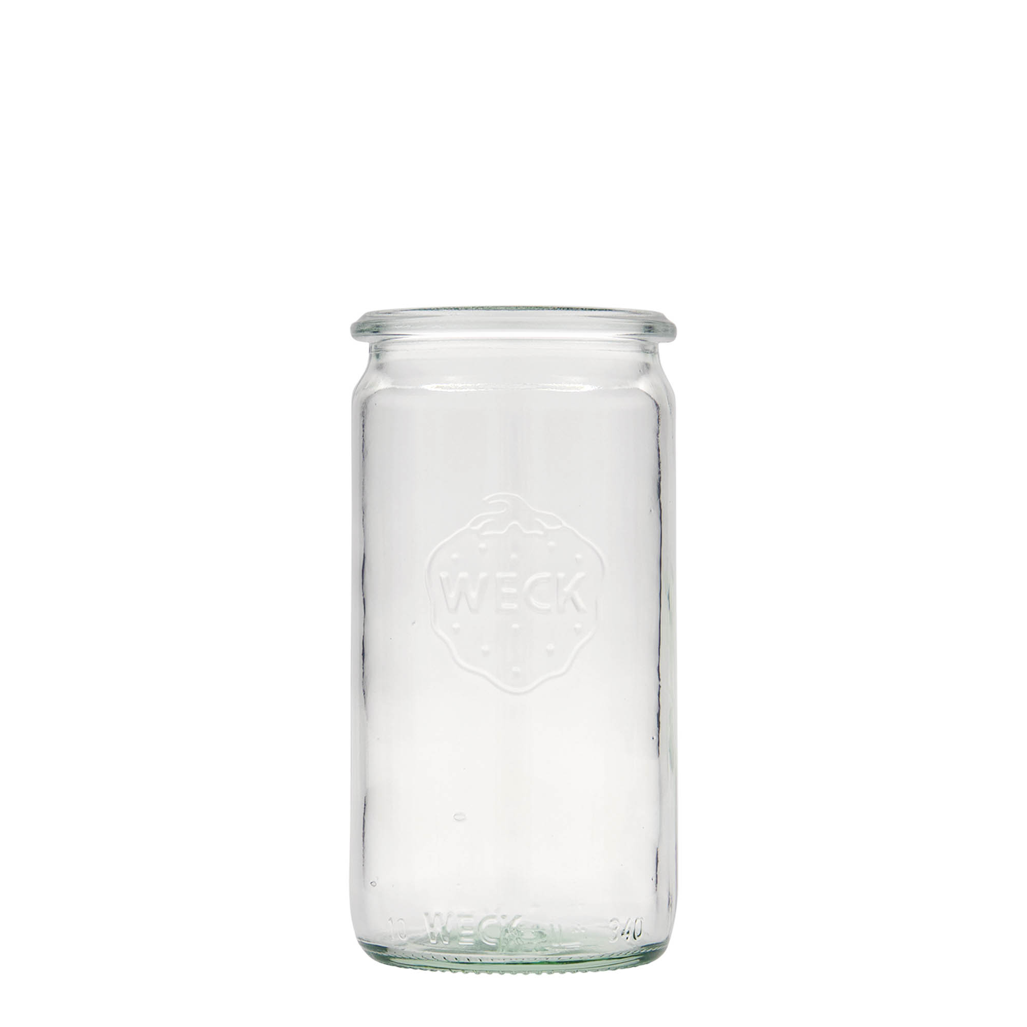 340 ml WECK-cilinderglas, opening: ronde rand