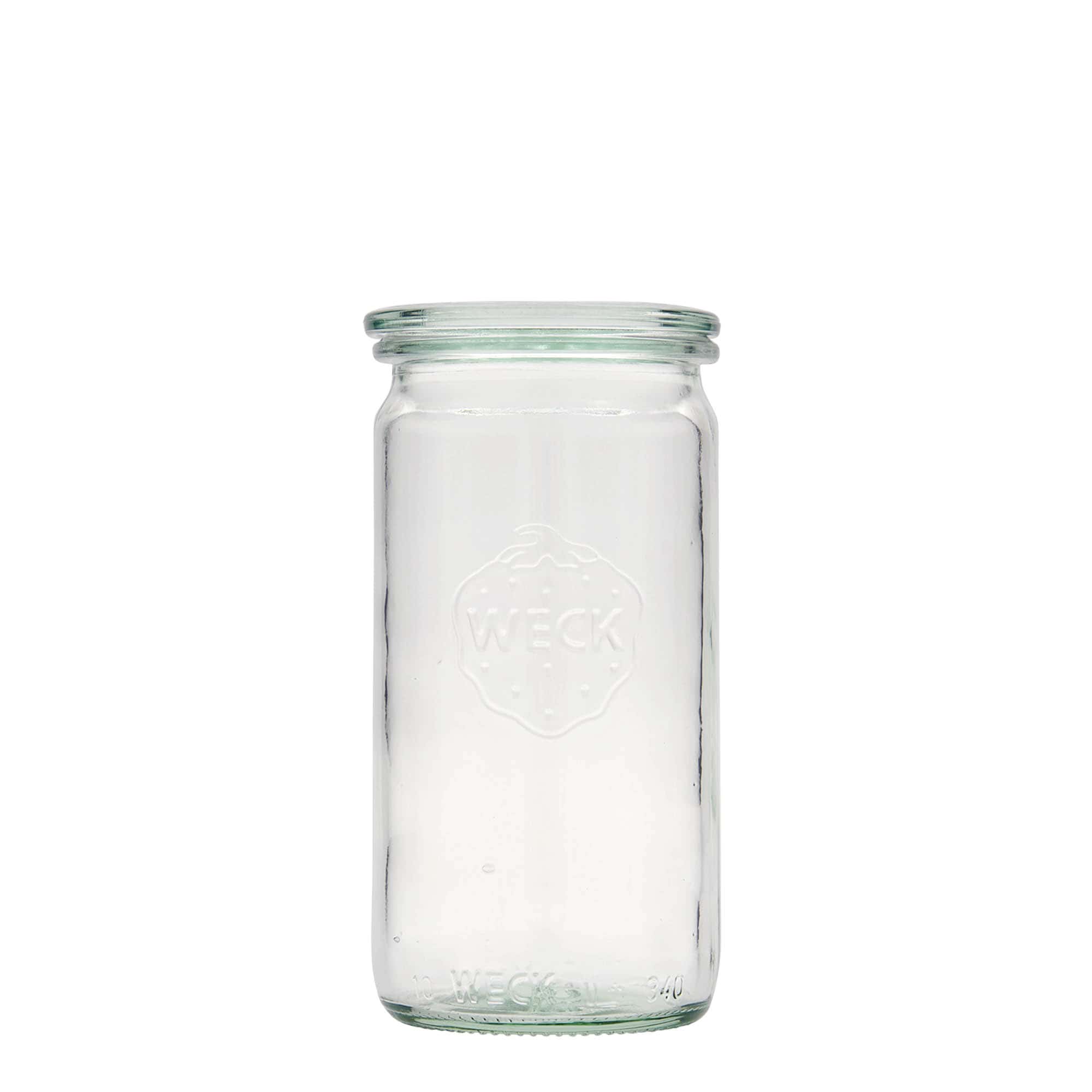 340 ml WECK-cilinderglas, opening: ronde rand