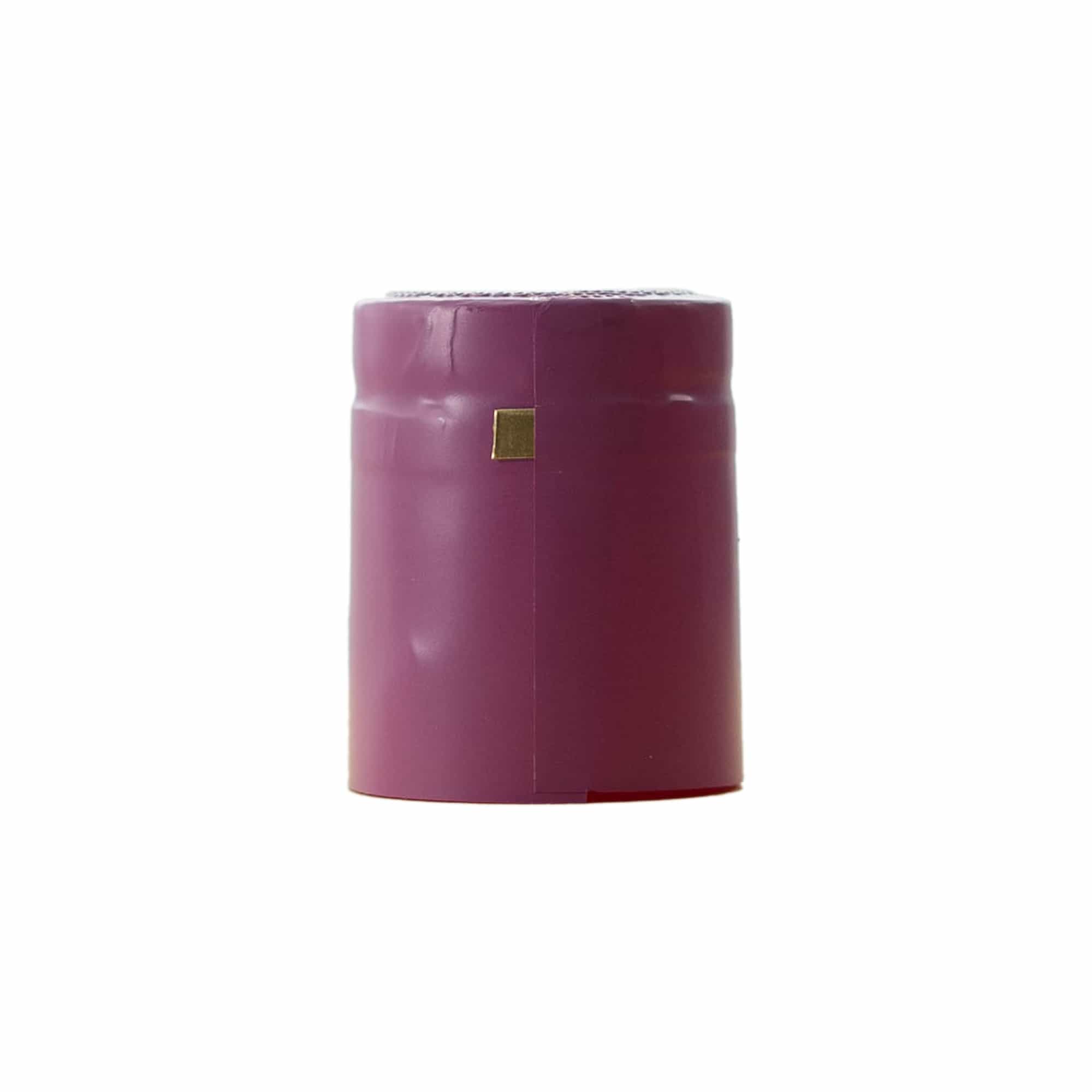 Krimpcapsule 32x41, pvc-kunststof, fuchsia Krimpcapsule 32x41, pvc-kunststof, fuchsia