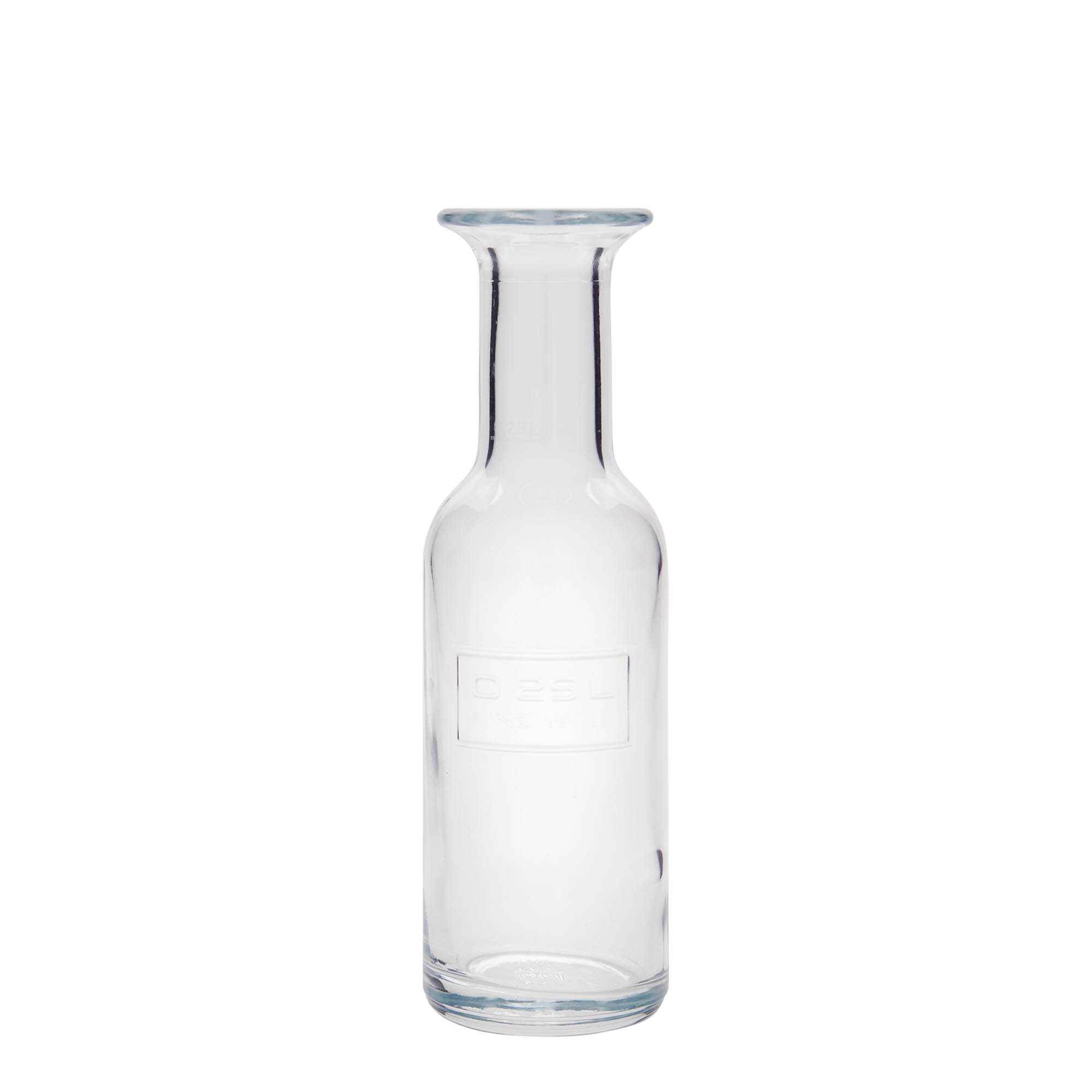 250 ml glazen fles 'Optima Fine Wine', hals: kurk