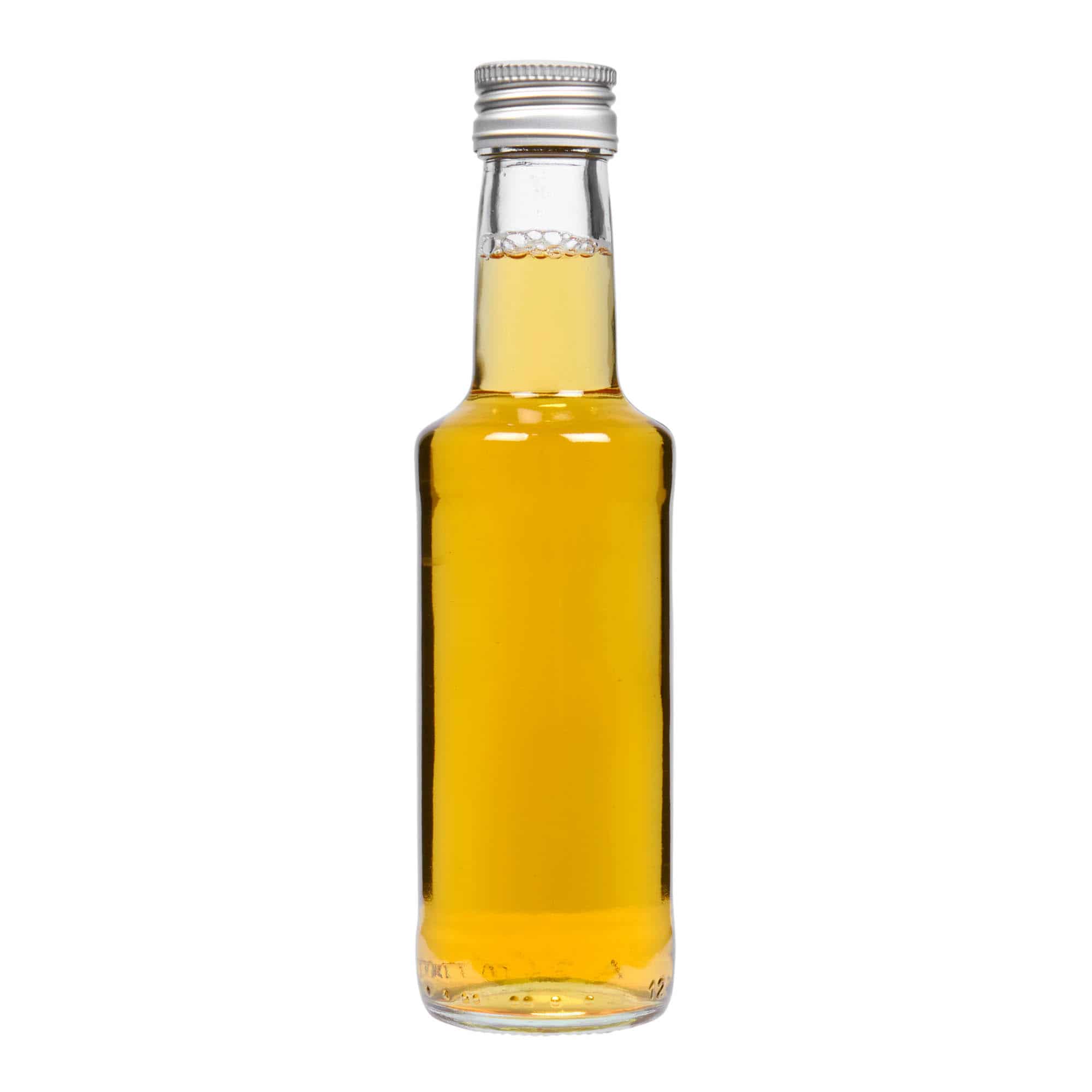 Glazen fles 'Bernie', 200 ml, monding: PP 28