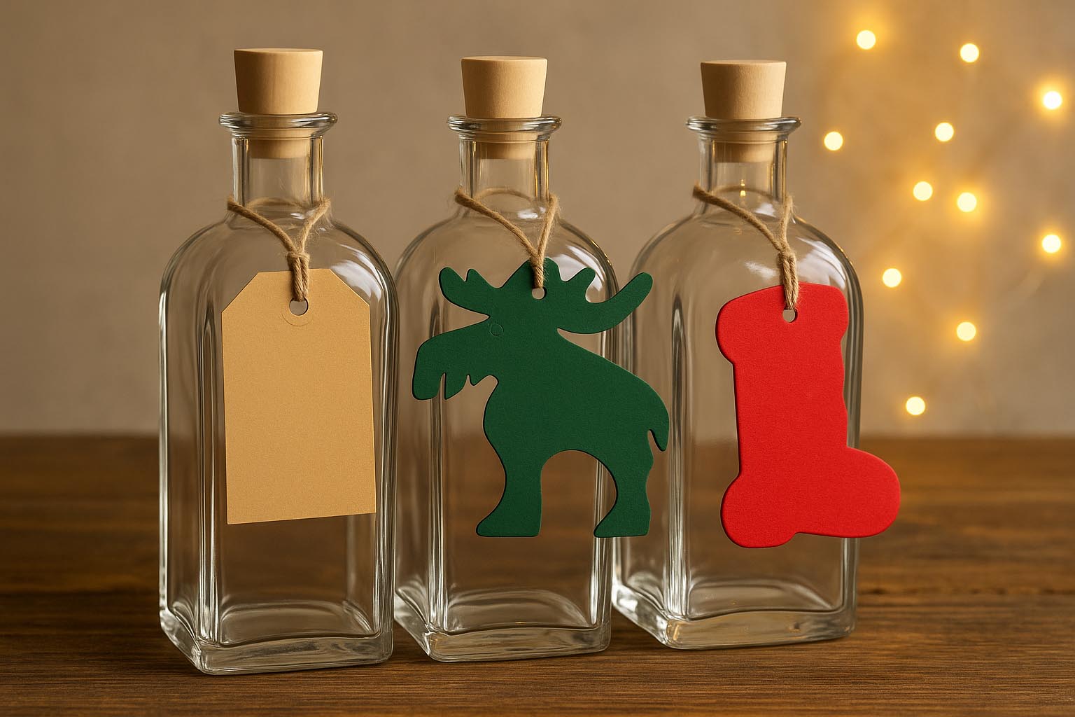 Hanglabel rechthoekig, bruin Hanglabel rechthoekig, bruin