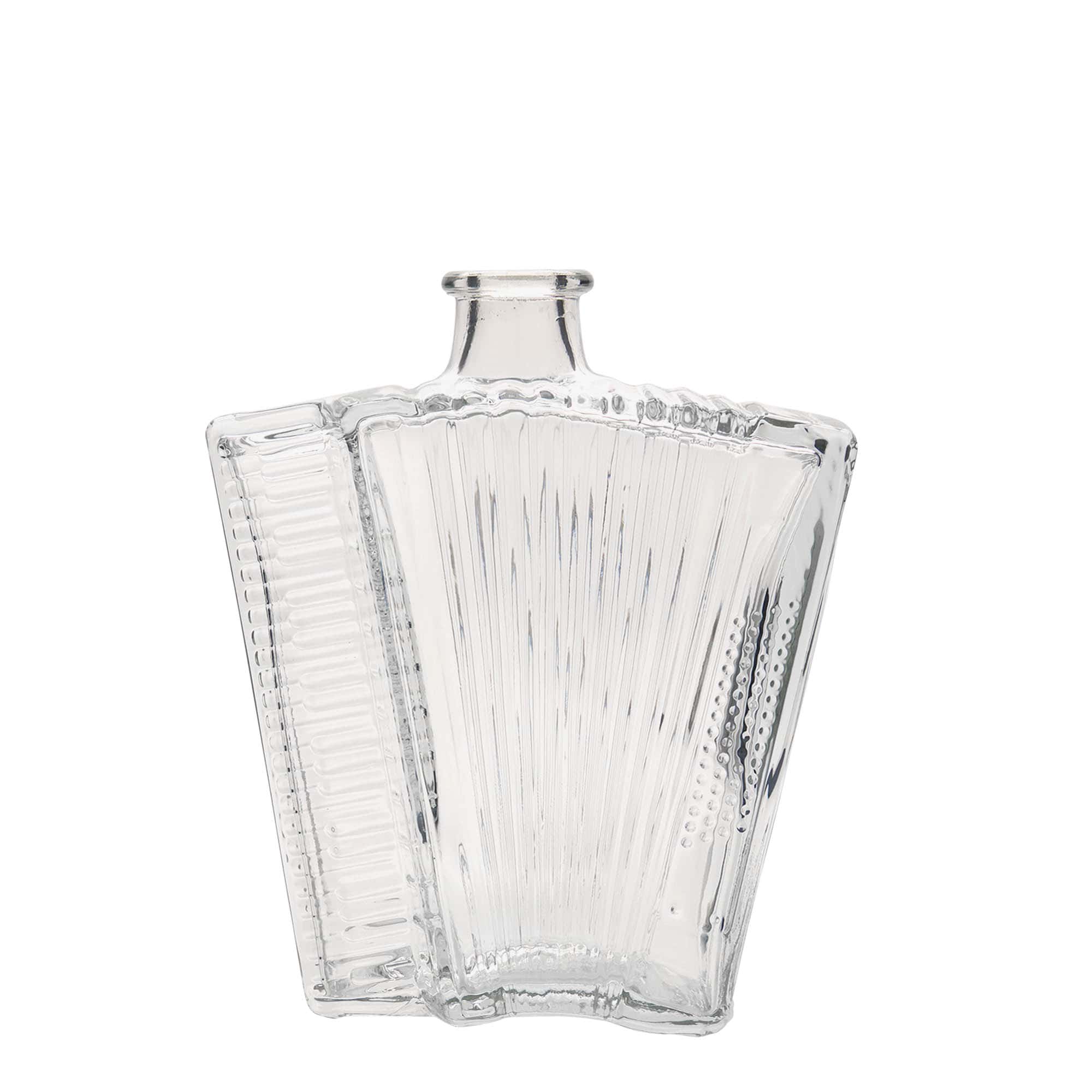 500 ml glazen fles 'Accordeon', opening: kurk