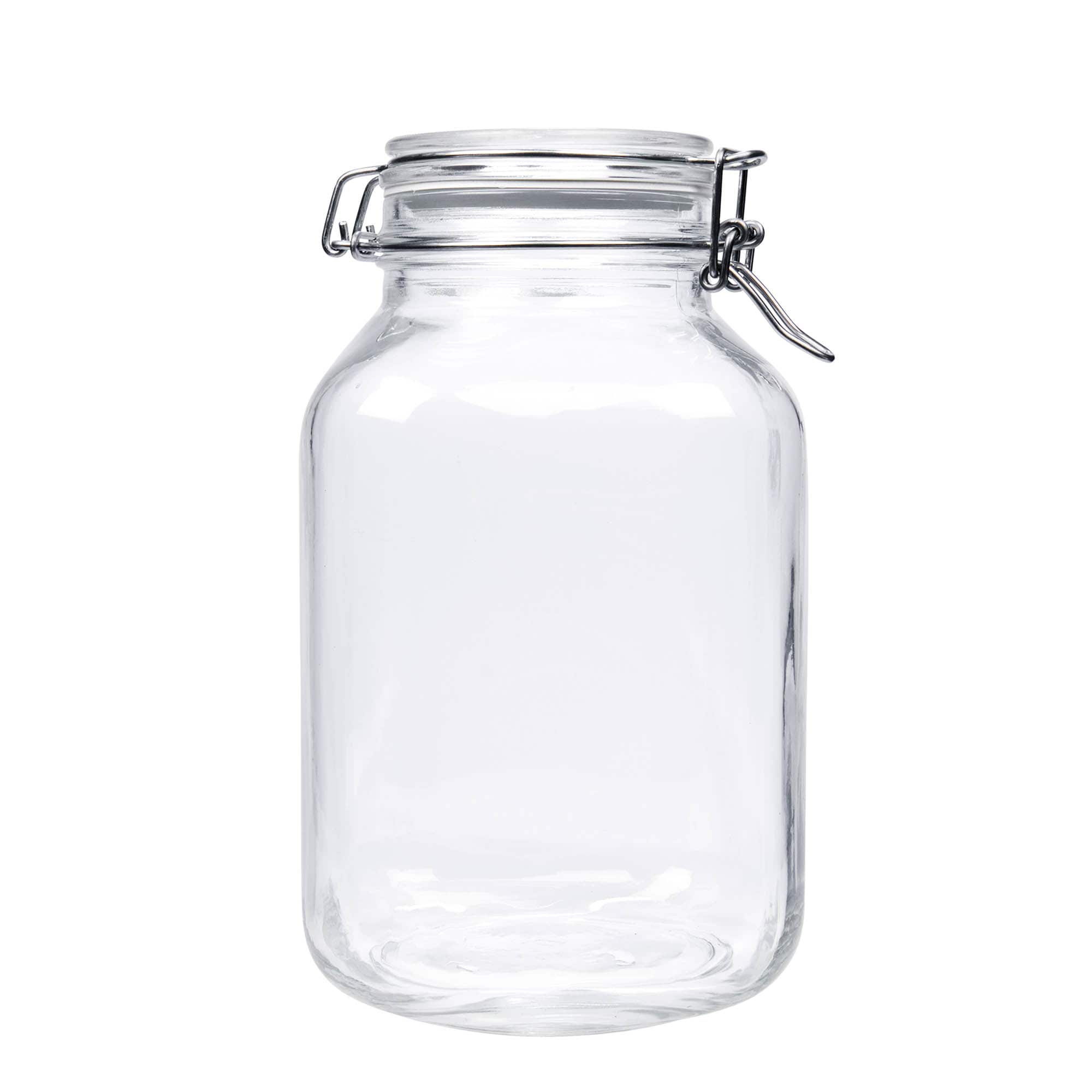 3.000 ml draadbeugelglas 'Fido', vierkant, opening: draadbeugelverschluss