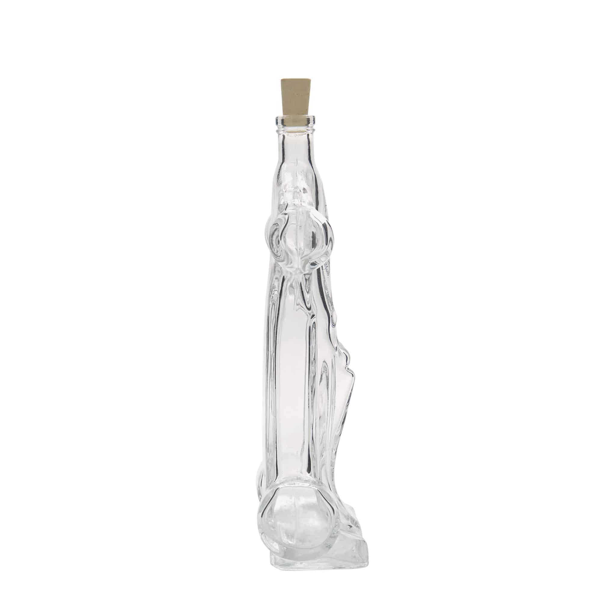 200 ml glazen fles 'Racewagen', opening: kurk