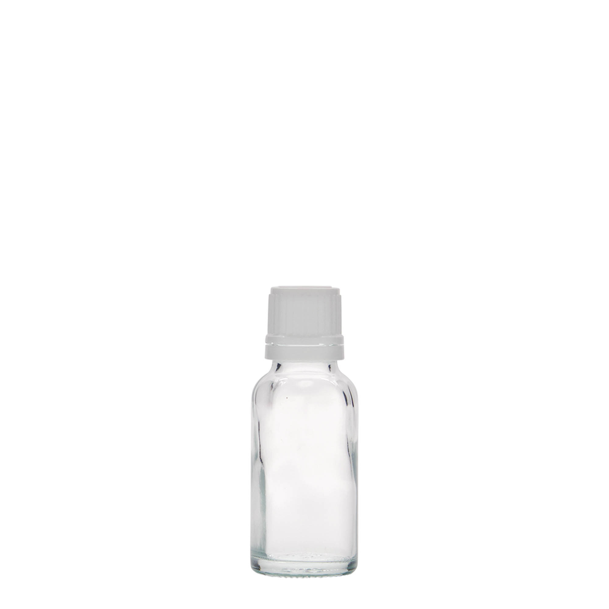 20 ml medicijnflesje, glas, opening: DIN 18 20 ml medicijnflesje, glas, opening: DIN 18