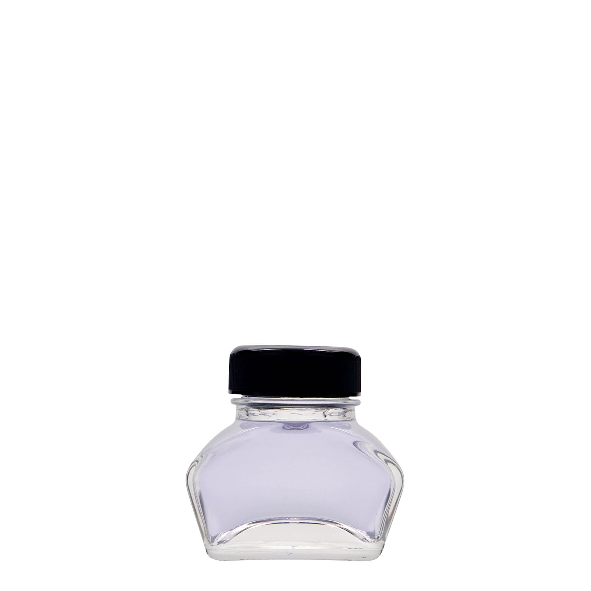30 ml inktpot, rechthoekig, opening: schroefdop