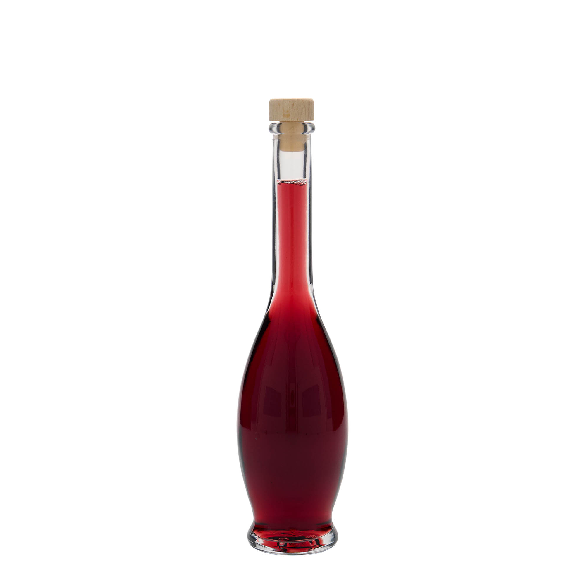 100 ml glazen fles 'Gina', opening: kurk 100 ml glazen fles 'Gina', opening: kurk