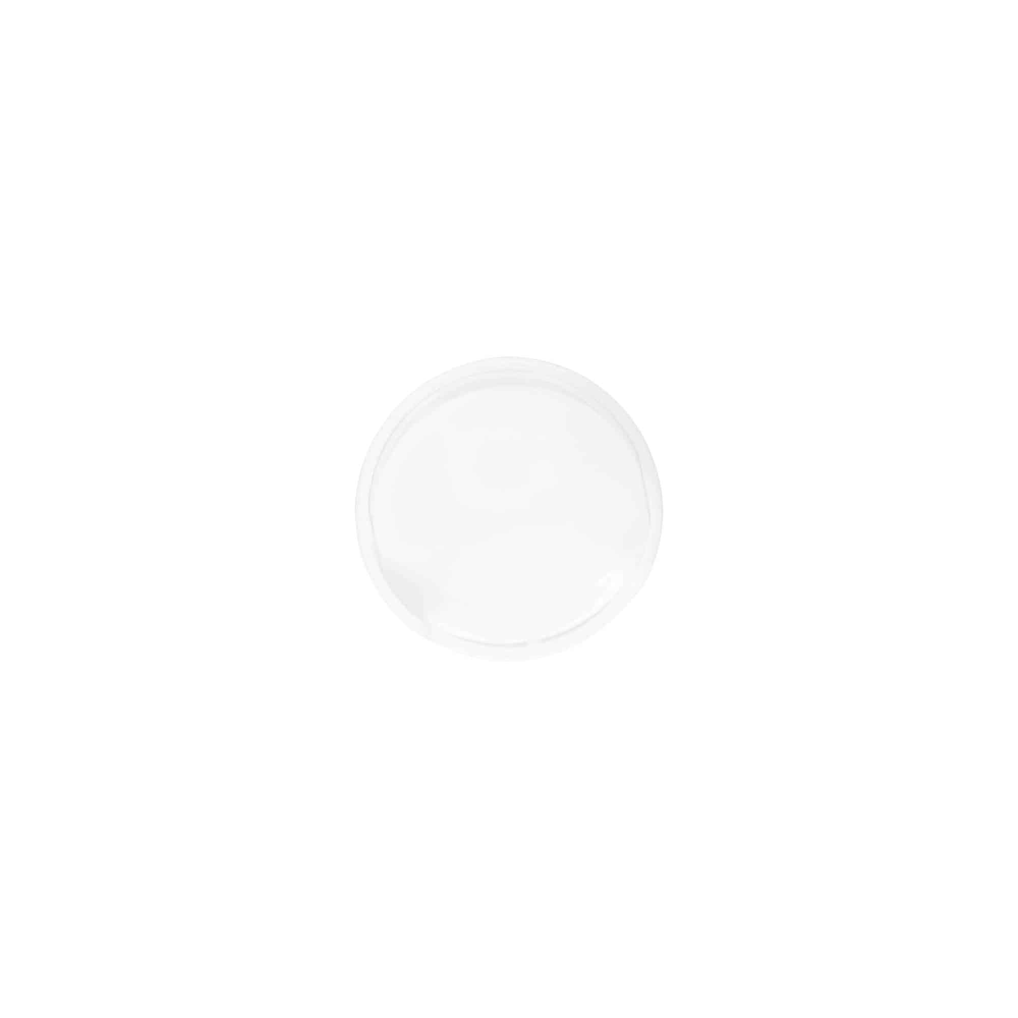 Schroefdop Disc Top, PP-kunststof, wit, voor opening: 24/410
