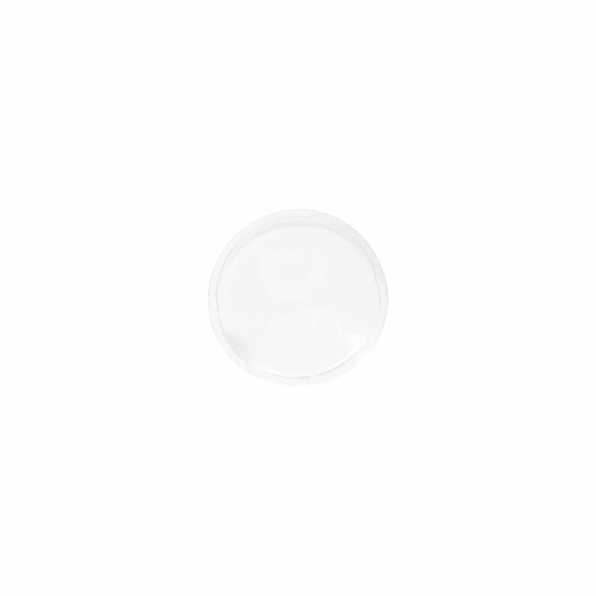 Schroefdop Disc Top, PP-kunststof, wit, voor opening: 24/410