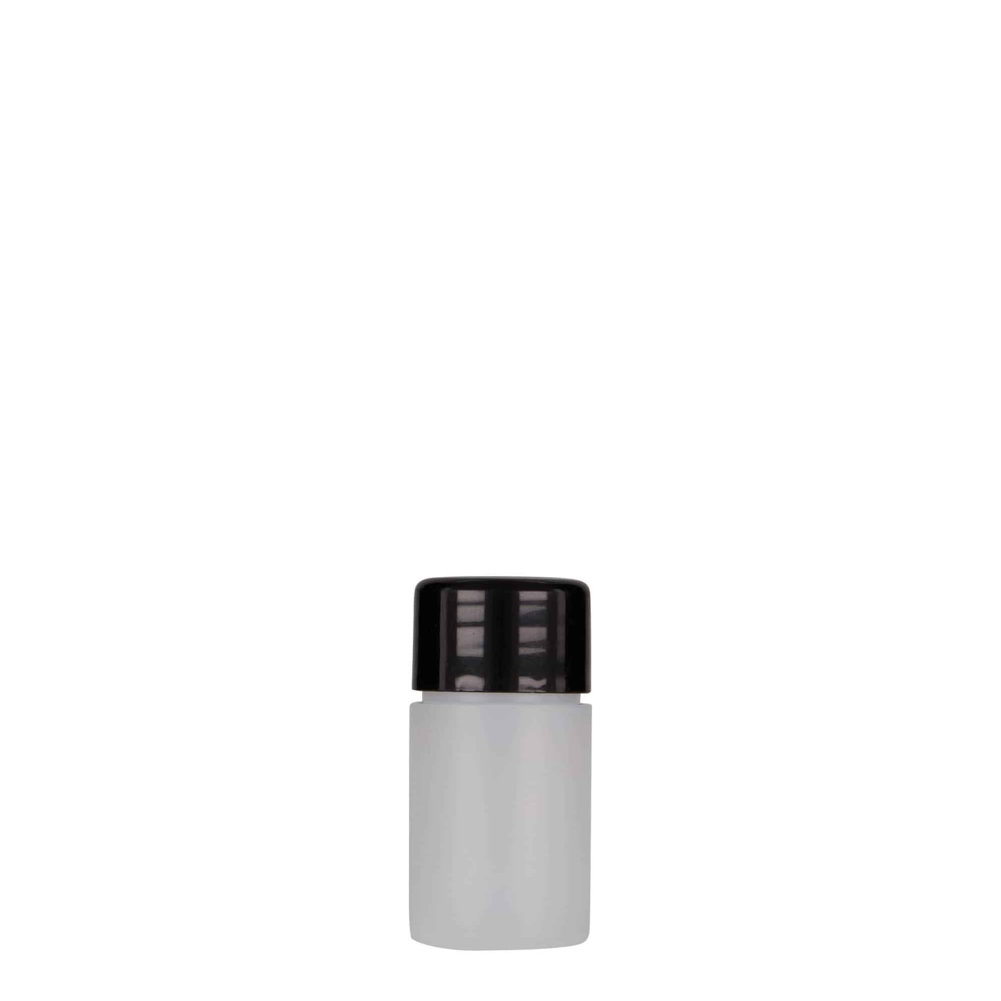 15 ml kunststoffles 'Tuffy', HDPE, natuur, hals: 24/410