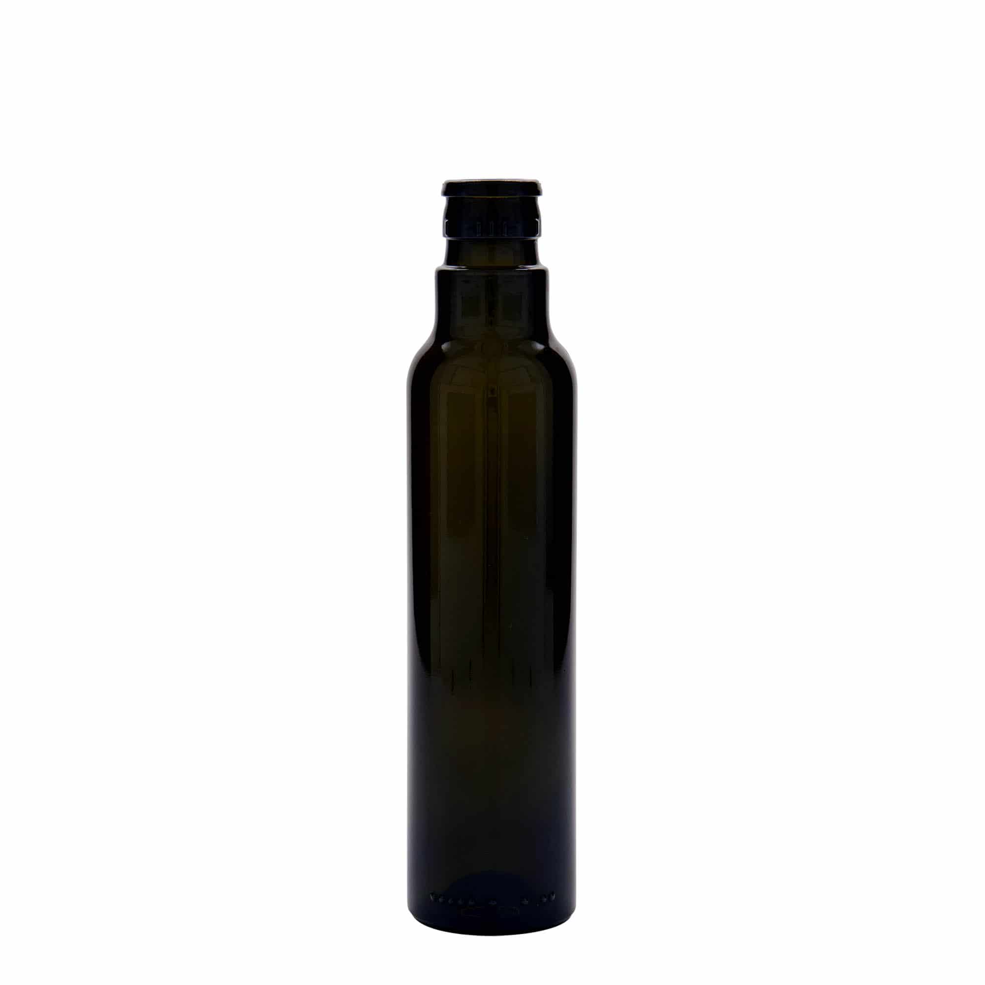 Azijn-/oliefles 'Willy New', 250 ml, glas, antiekgroen, monding: DOP Azijn-/oliefles 'Willy New', 250 ml, glas, antiekgroen, monding: DOP