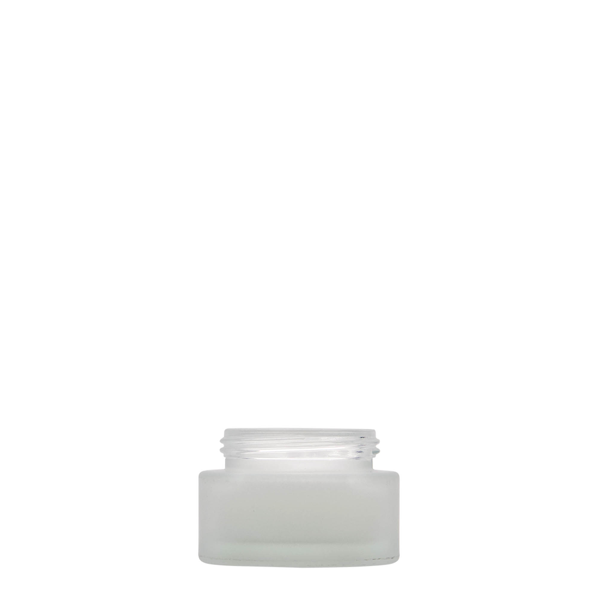 15 ml potje 'Platin Editie', glas, mat, opening: schroefdop 15 ml potje 'Platin Editie', glas, mat, opening: schroefdop