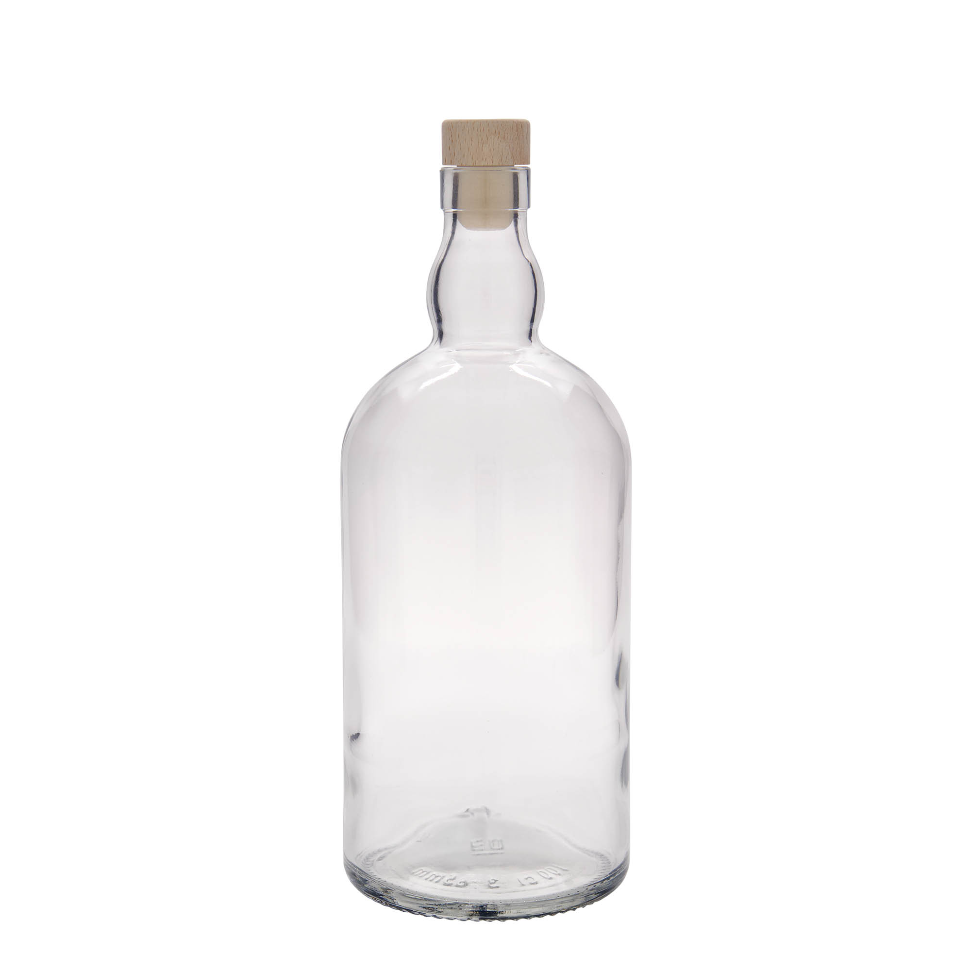 1000 ml glazen fles 'Aberdeen', opening: kurk 1000 ml glazen fles 'Aberdeen', opening: kurk