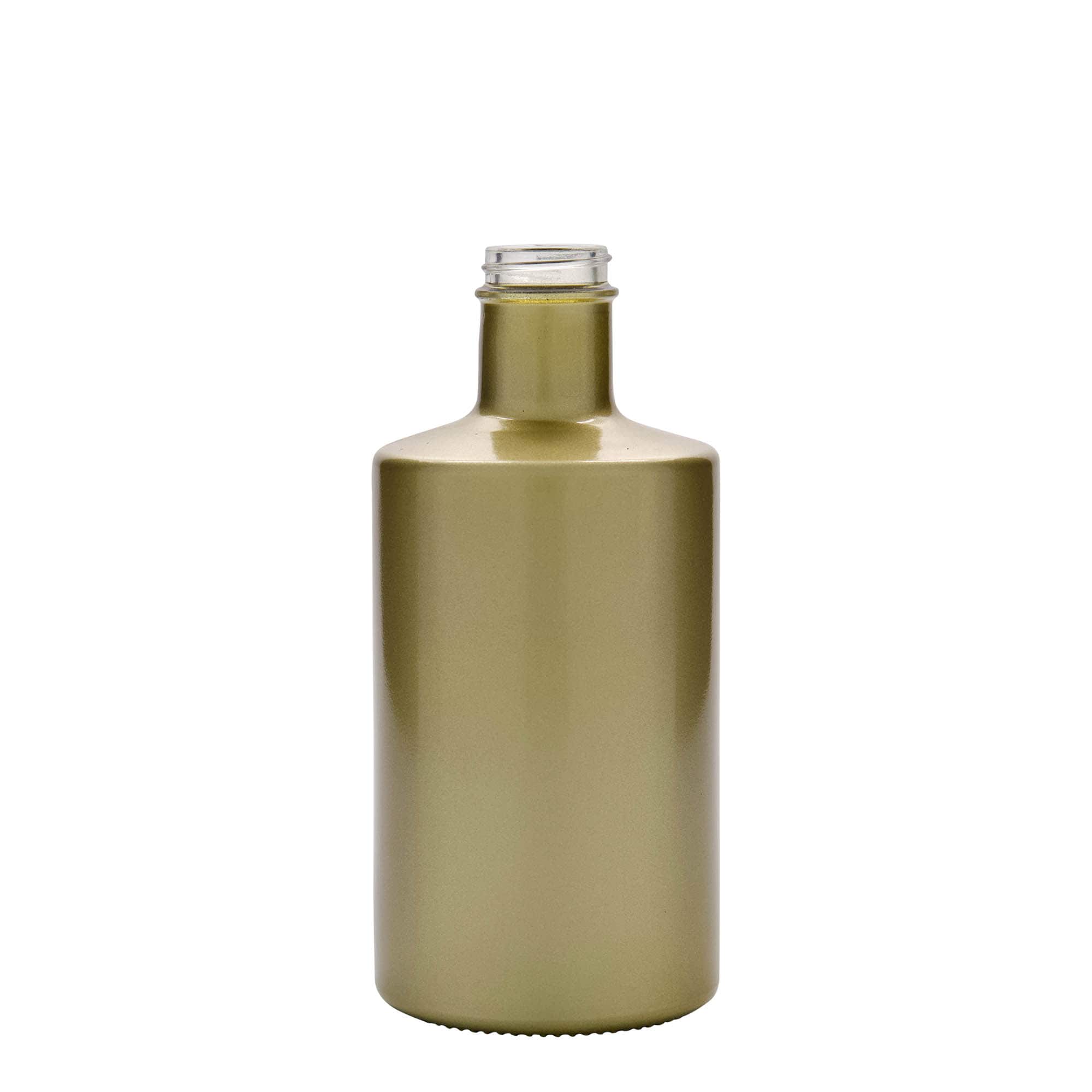 500 ml glazen fles 'Caroline', goud, opening: GPI 33