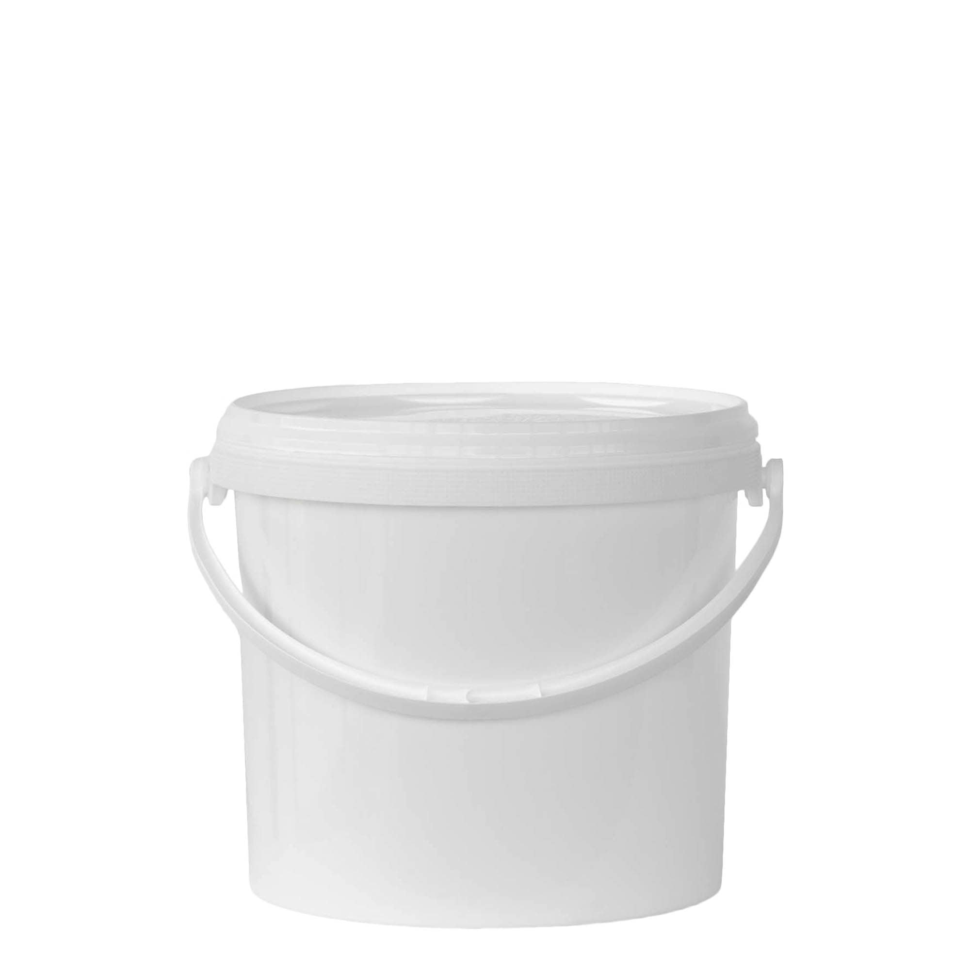 5 l emmer, PP-kunststof, wit