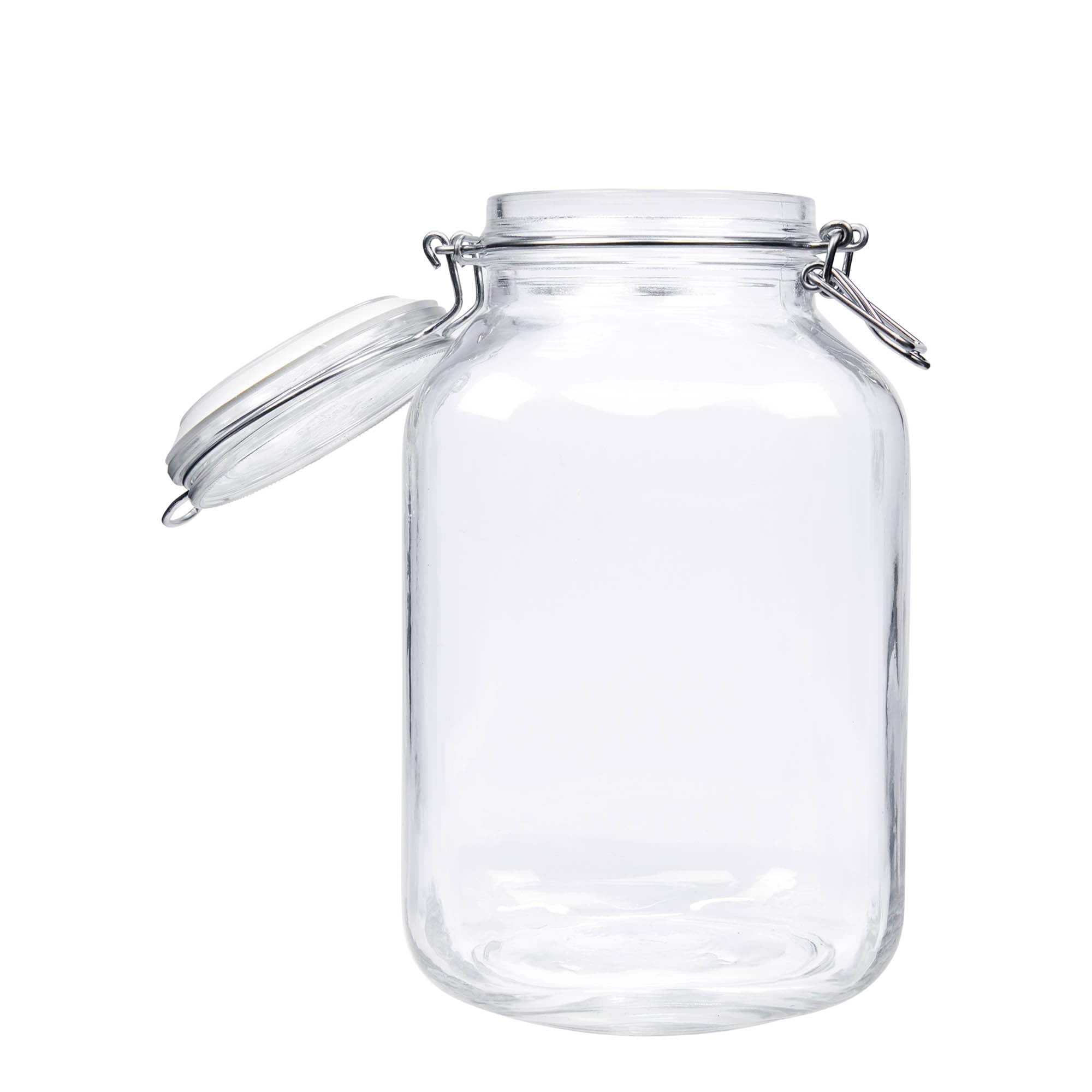 3.000 ml draadbeugelglas 'Fido', vierkant, opening: draadbeugelverschluss