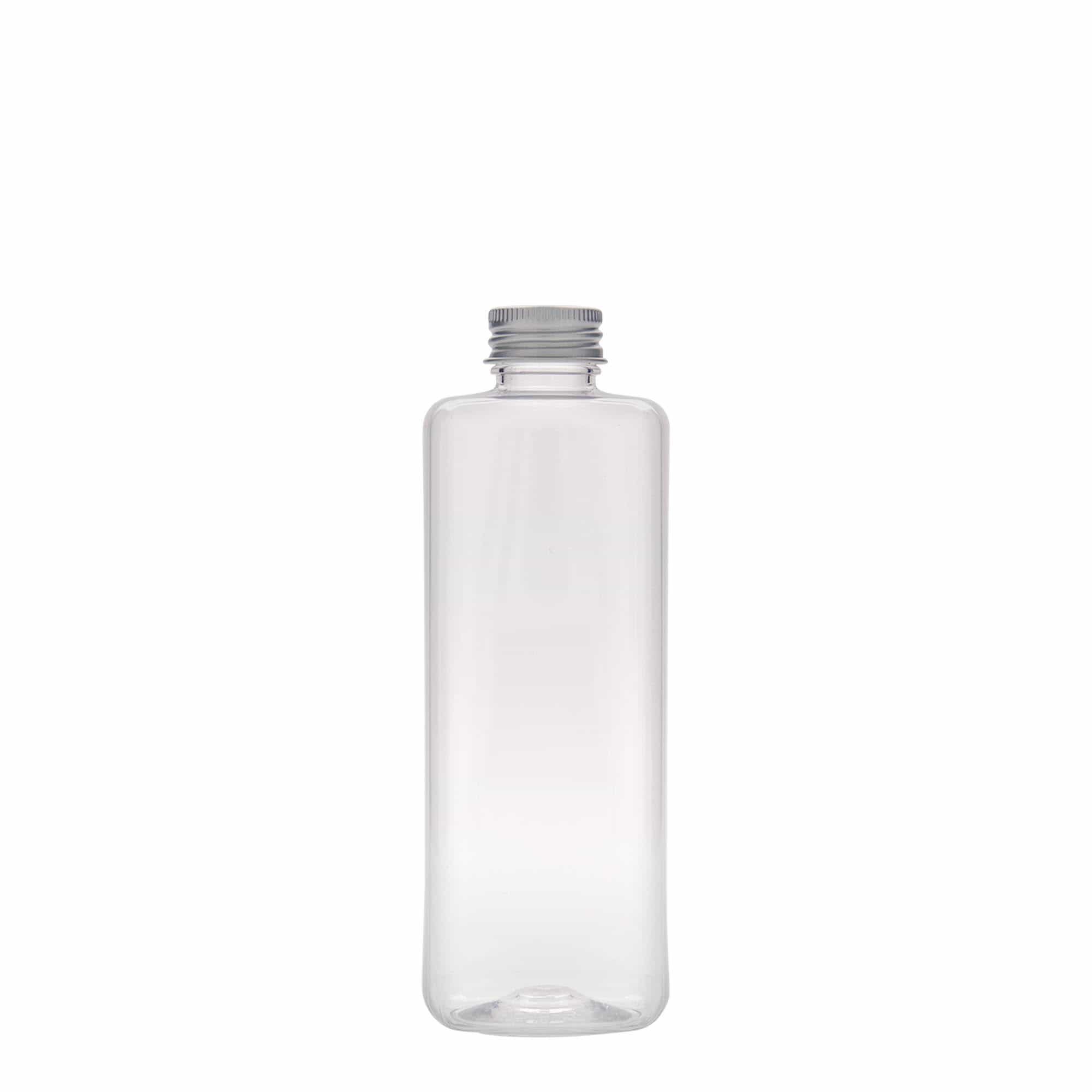 300 ml PET-fles 'Karl', vierkant, kunststof, hals: 24/410