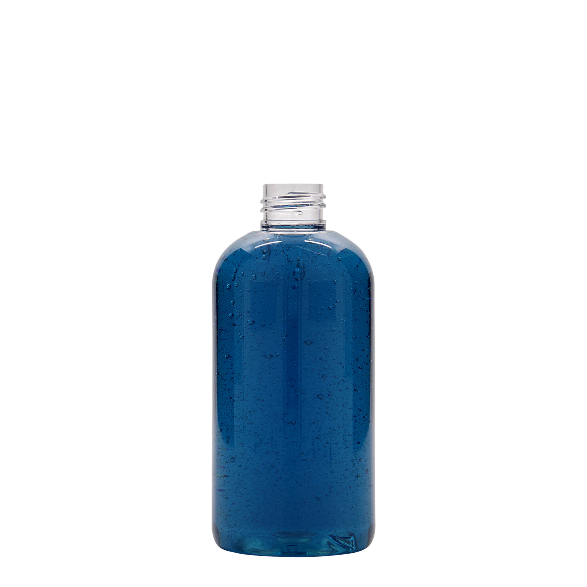 250 ml PET-fles 'Boston', kunststof, hals: 24/410