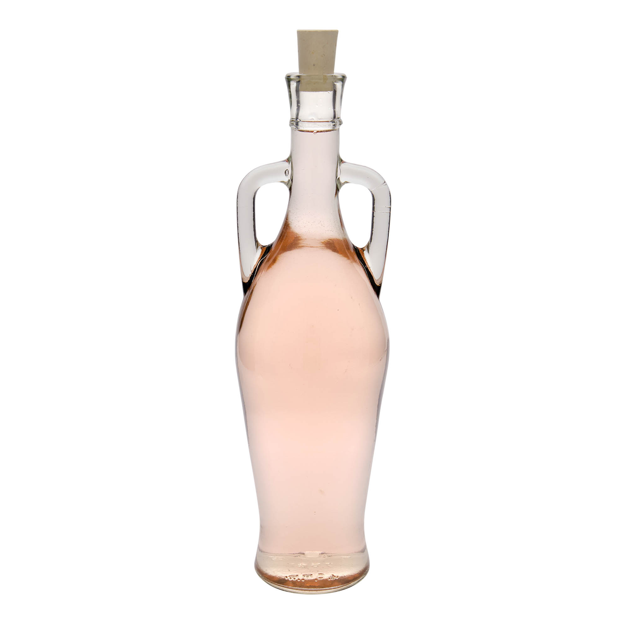 750 ml glazen fles 'Amfoor', opening: kurk 750 ml glazen fles 'Amfoor', opening: kurk