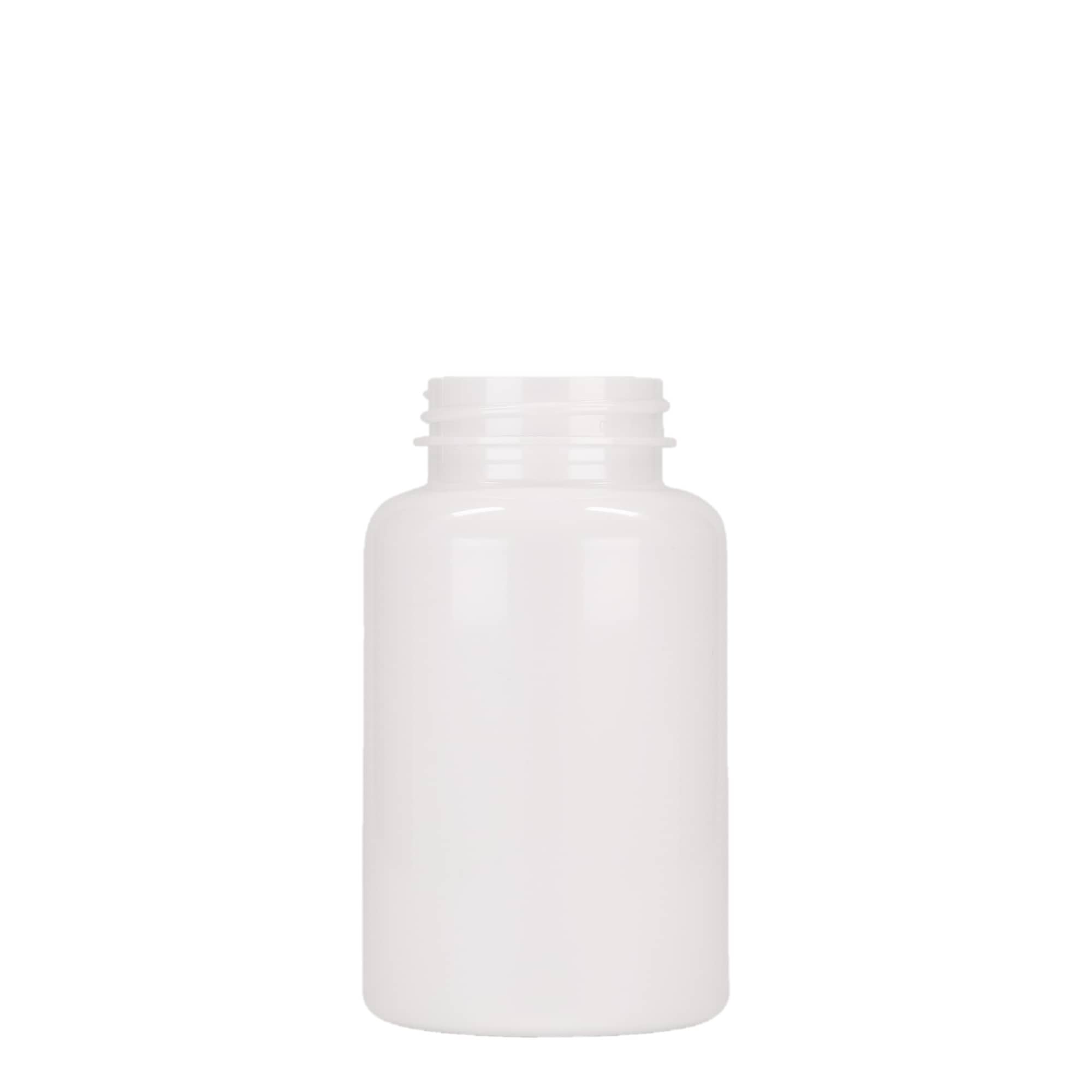 250 ml PET-verpakking, kunststof, wit, opening: 45/400