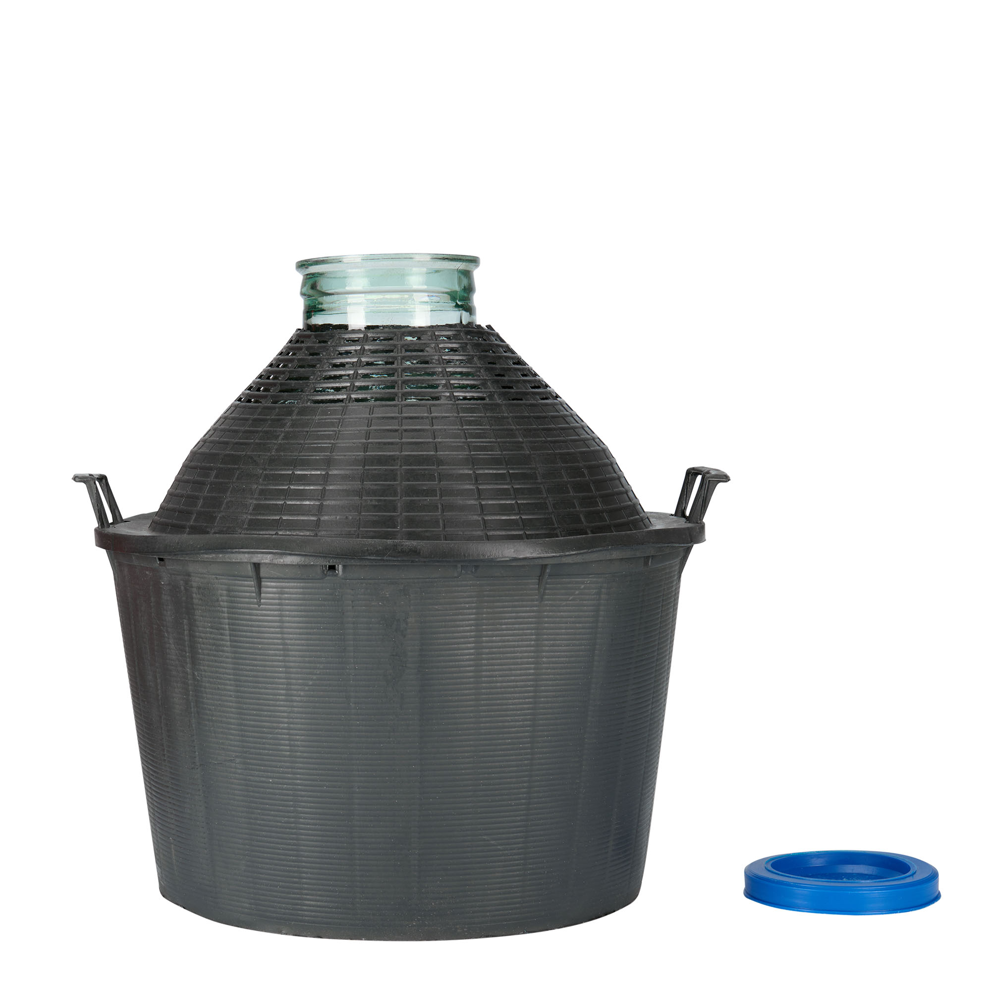 34 l Ballonfles brede hals, glas, opening: opzetdeksel