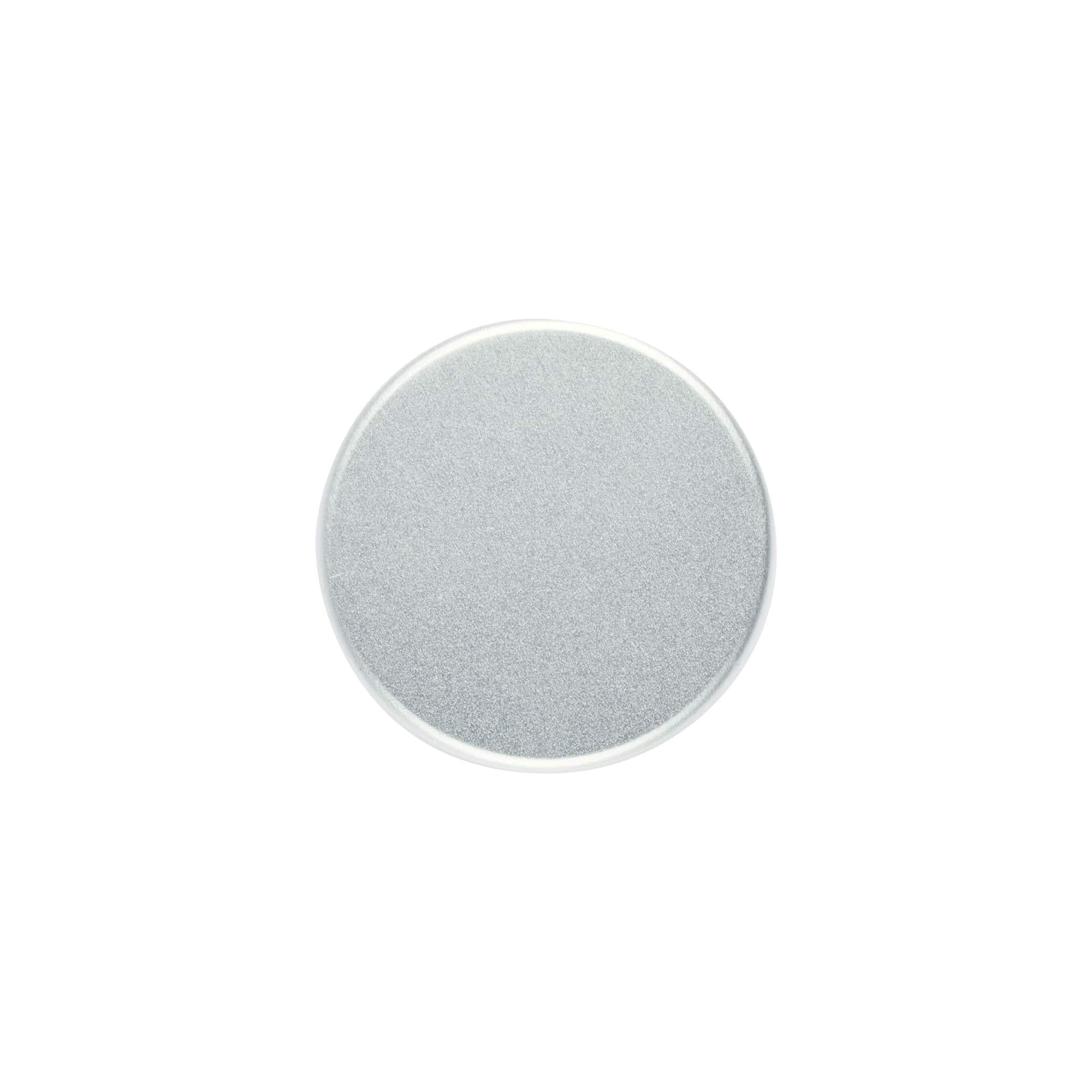 Schroefdop, metaal, zilver, voor opening: GPI 33/400