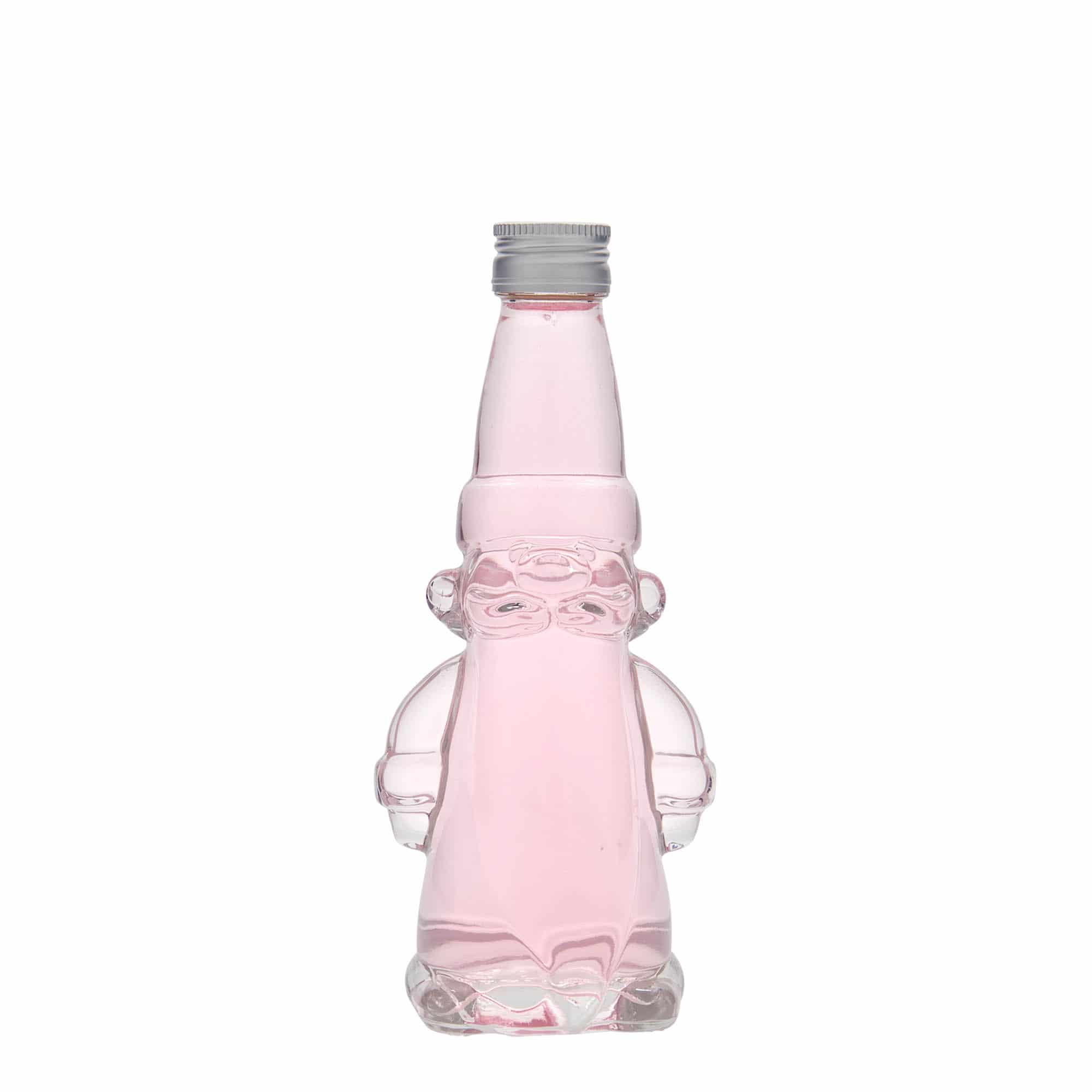 200 ml glazen fles 'Kerstkabouter', mondstuk: PP 28